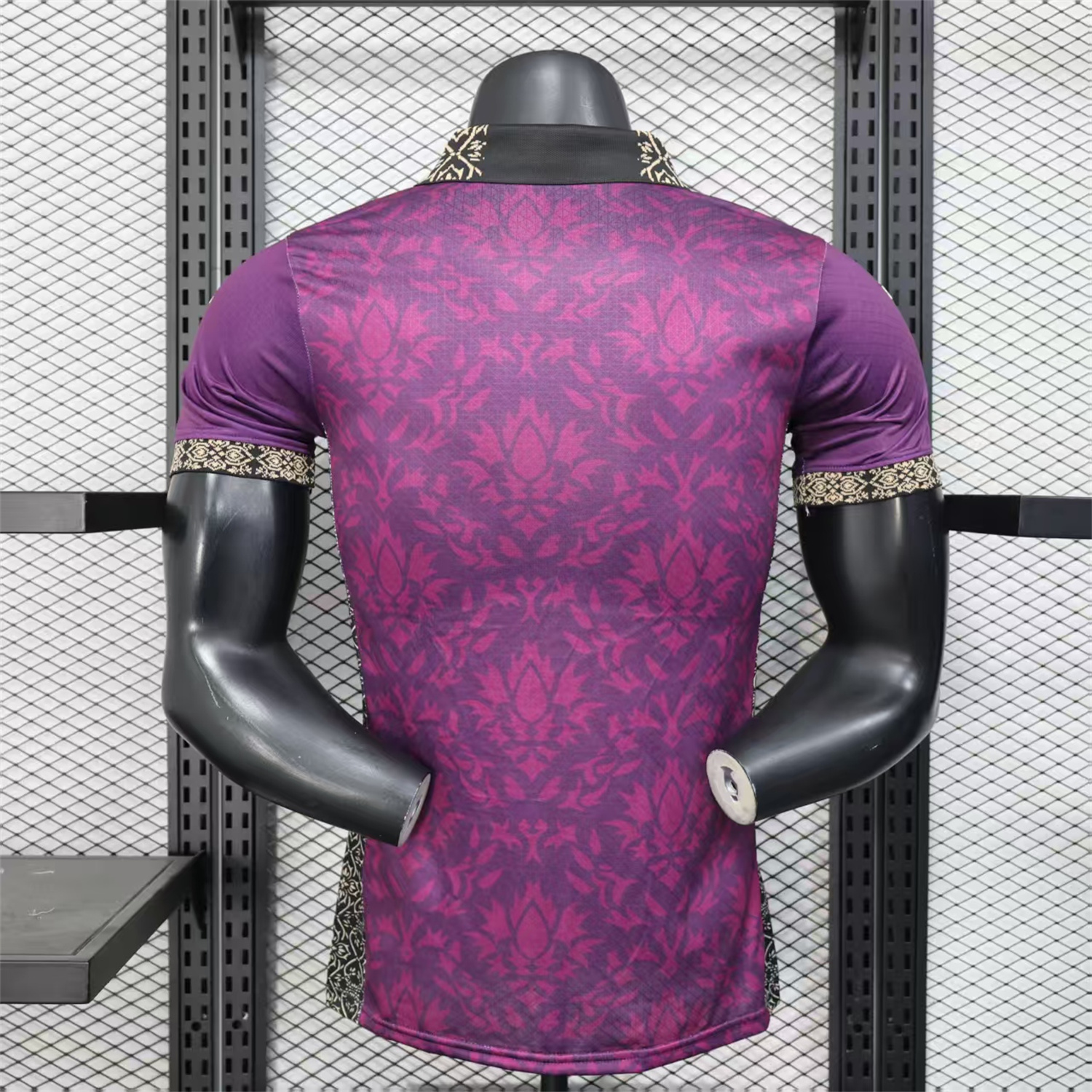 AlphaJersey-AC Milan 25-26 Team Name Advertisement Purple POLO Special Jersey - Player Version
