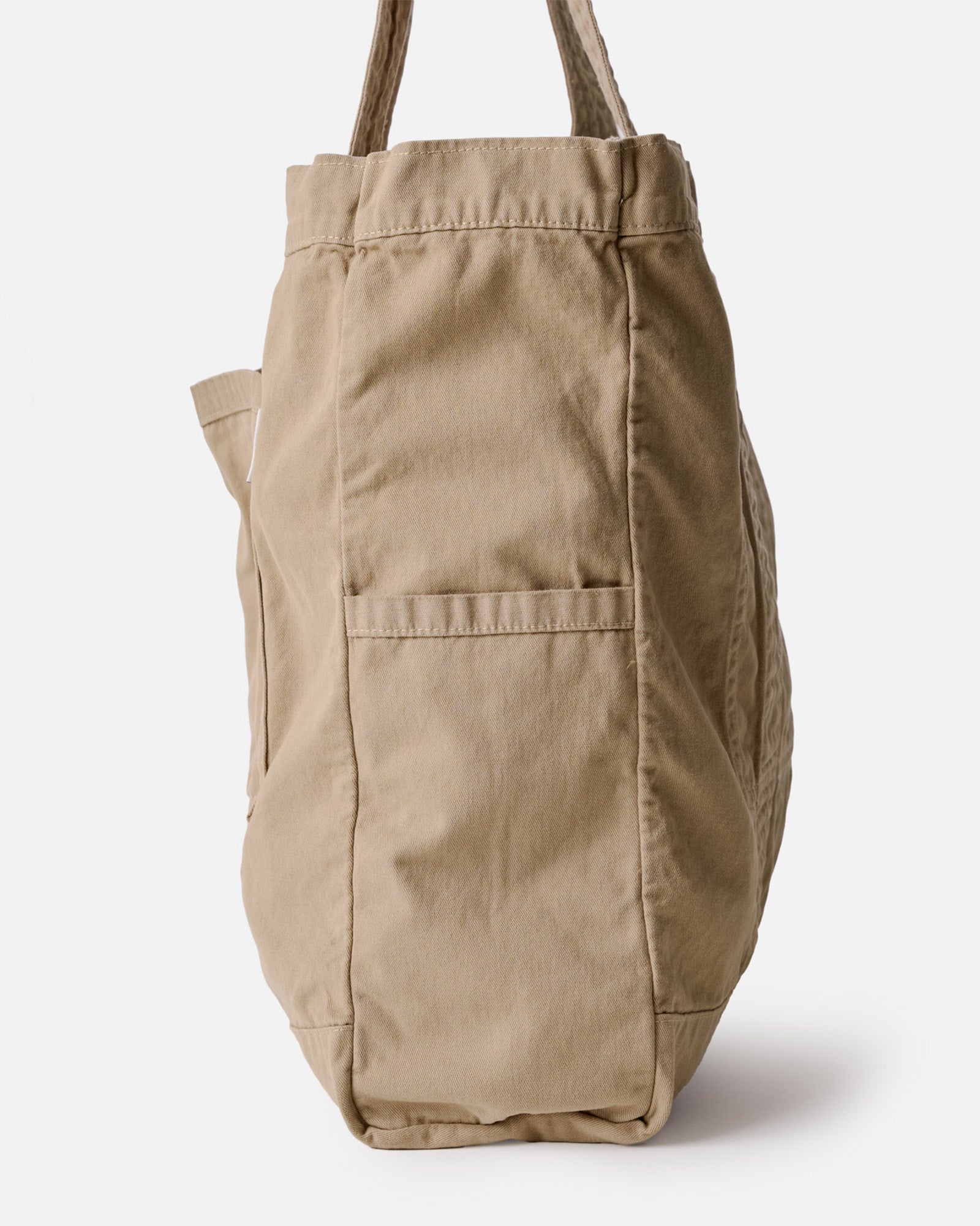 The Foundation Tote in Organic Khaki | Modern Menswear by yycbvcnbmmnbm