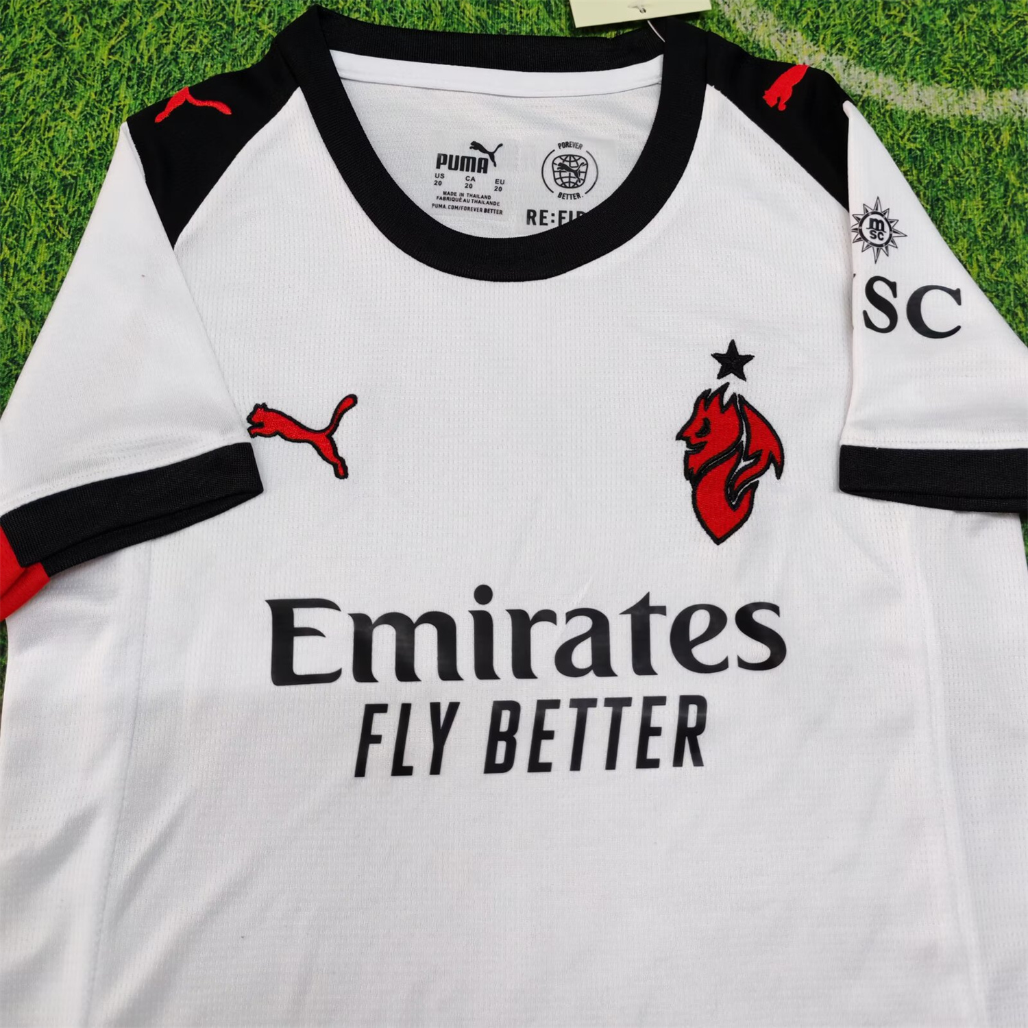 AlphaJersey-AC Milan 25-26 Away White Kids Kit