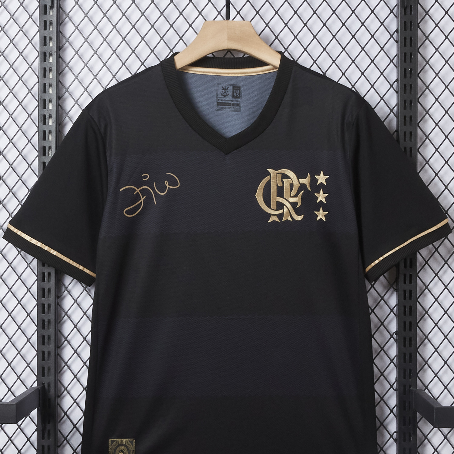 AlphaJersey-Flamengo 25-26 ZICO Commemorative Black Jersey - Fans Version