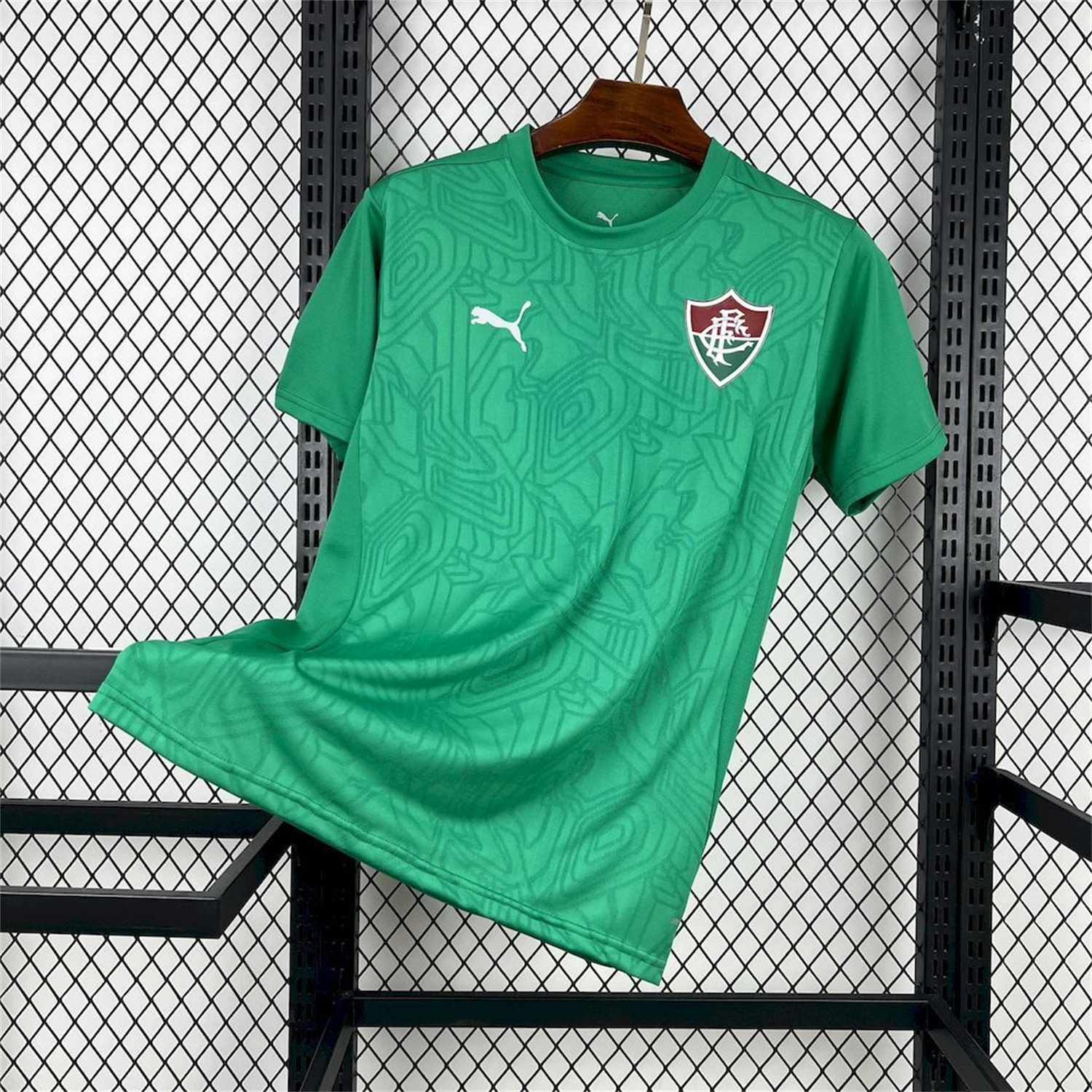 AlphaJersey-Fluminense 26-27 Green Pre-Match Jersey - Fans Version