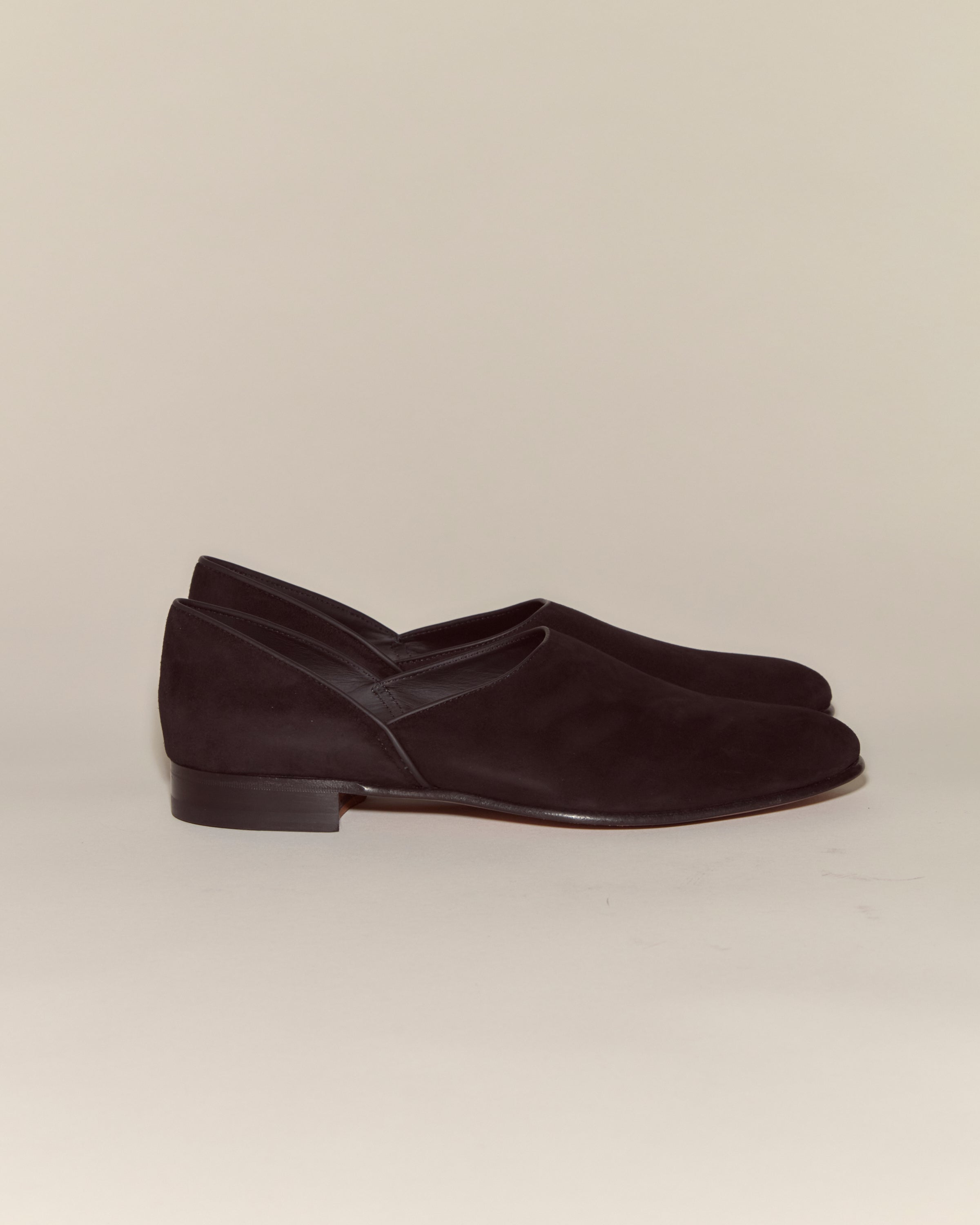 Suede House Shoes - Black | Modern Menswear by yycbvcnbmmnbm