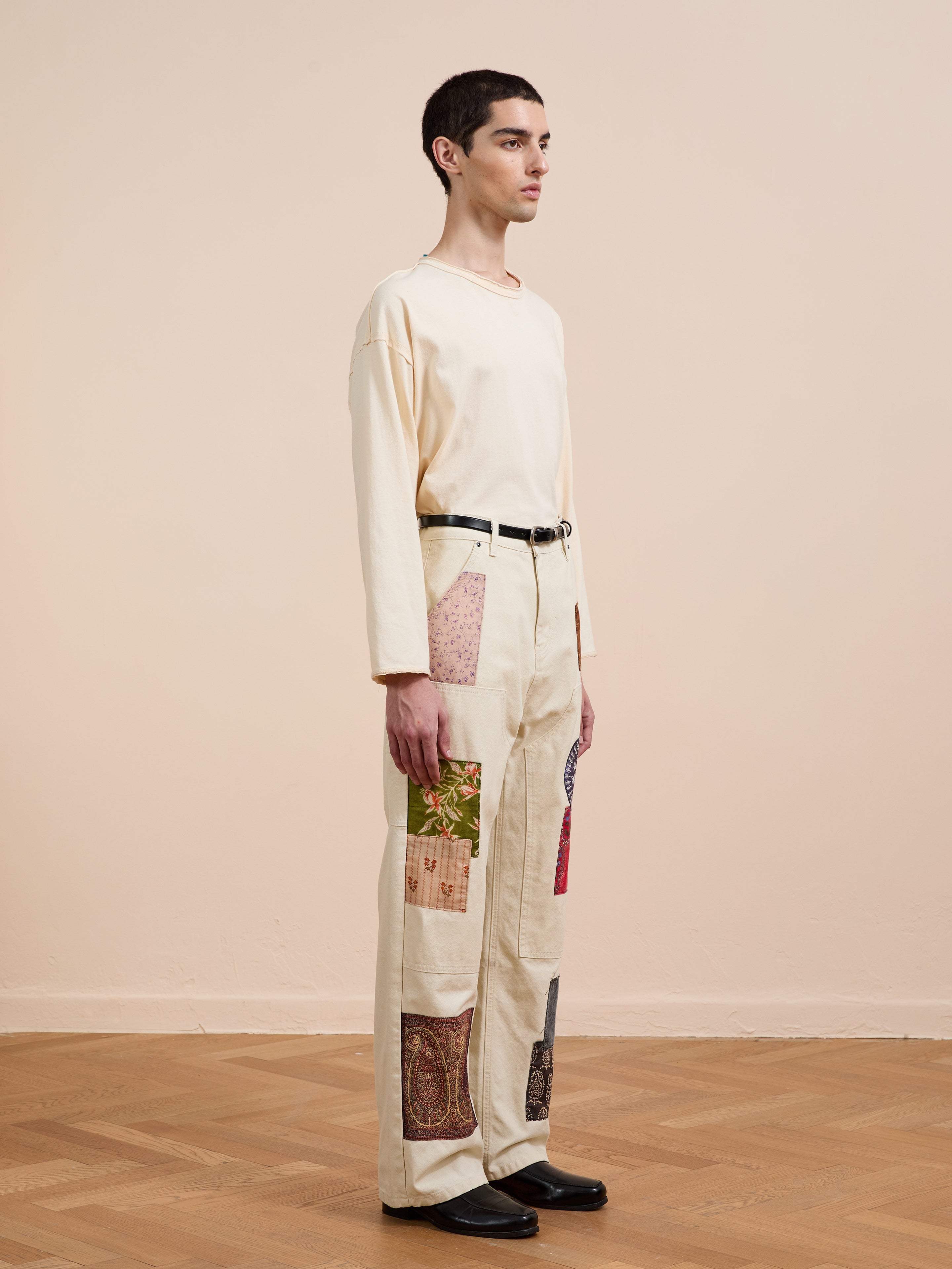 Tapestry Carpenter Canvas Pants | Modern Menswear by yycbvcnbmmnbm