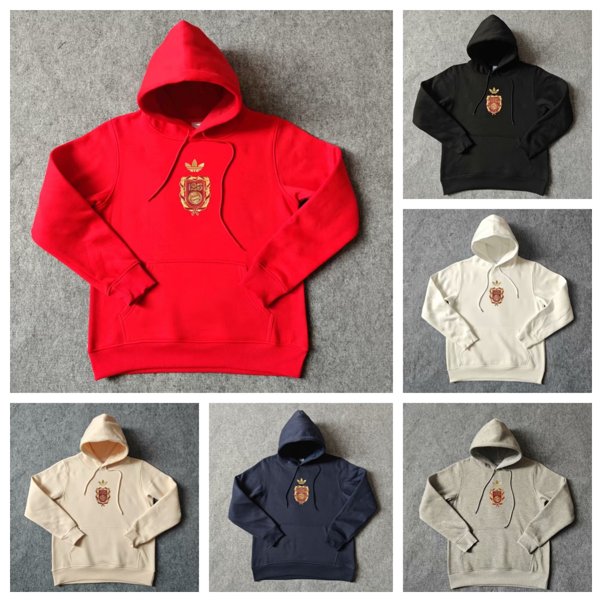 AlphaJersey-Bayern Munich 2025 125th Anniversary Unisex Pullover Hoodie