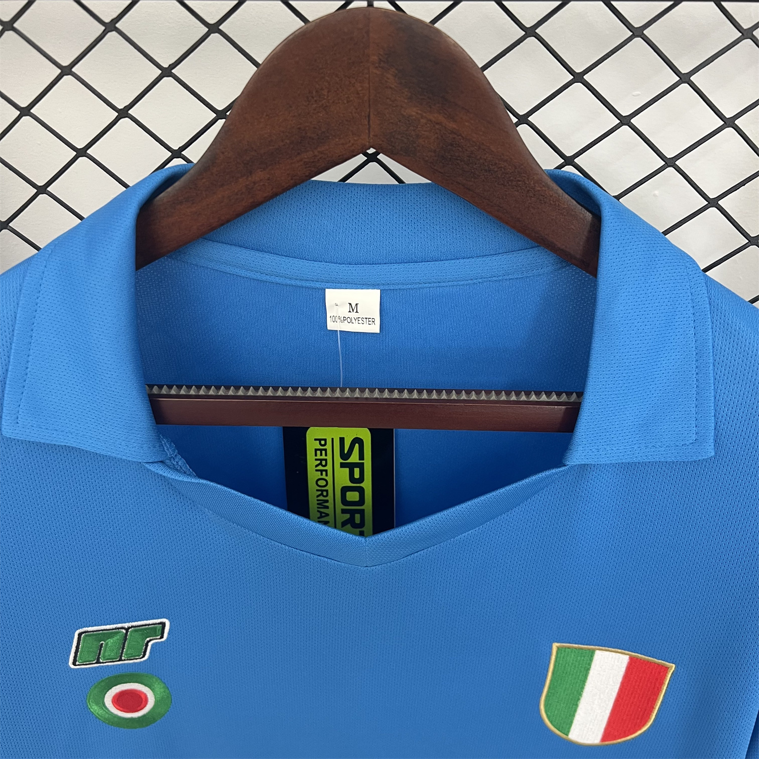 AlphaJersey-Retro Napoli 1987-88 Home Long Sleeves Jersey