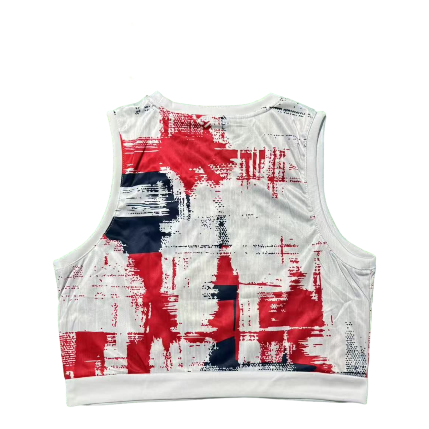 AlphaJersey-Women's Barcelona 25-26 Yellow Logo White Yoga Vest