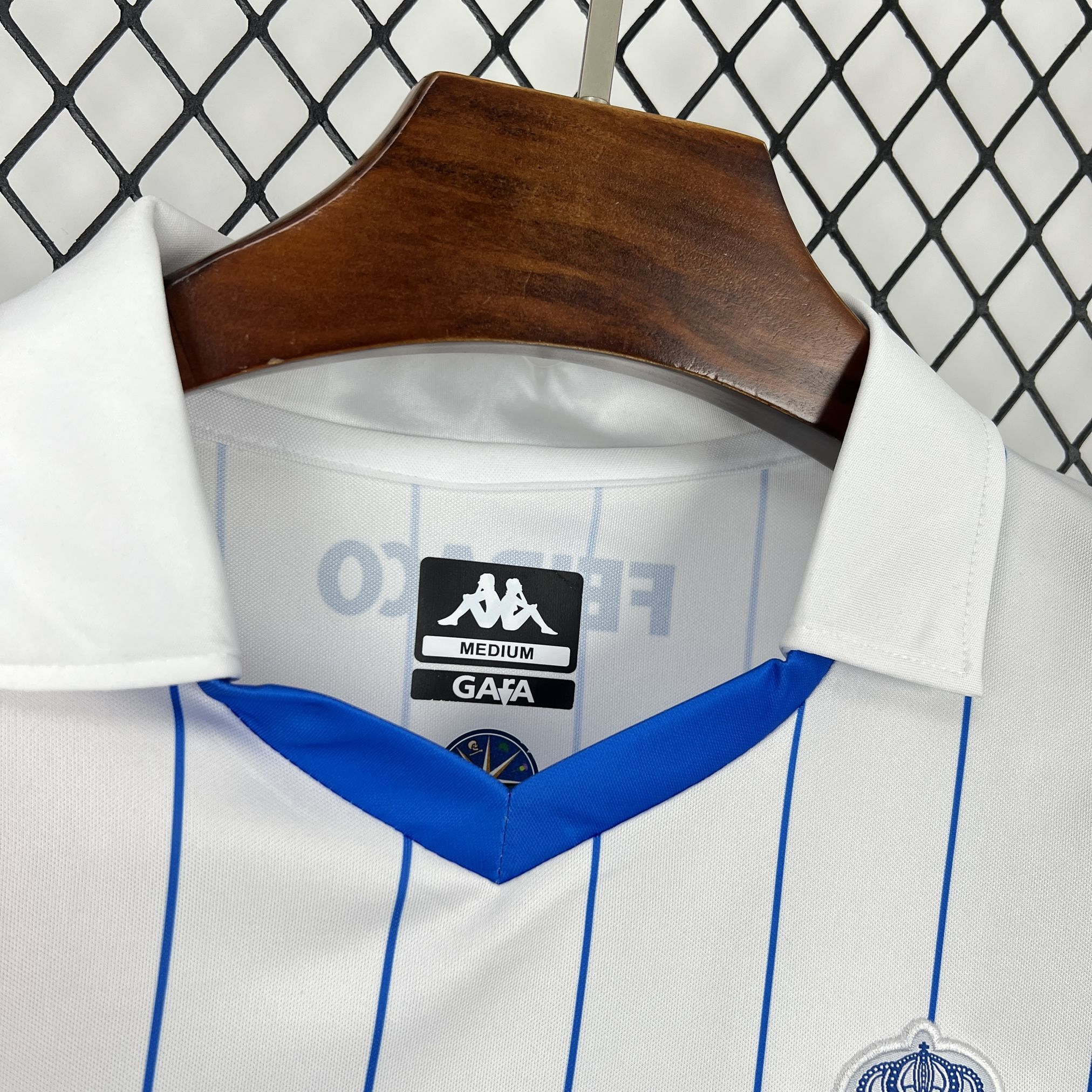 AlphaJersey-Deportivo de La Coruña 25-26 Retro Style White Polo Jersey - Fans Version