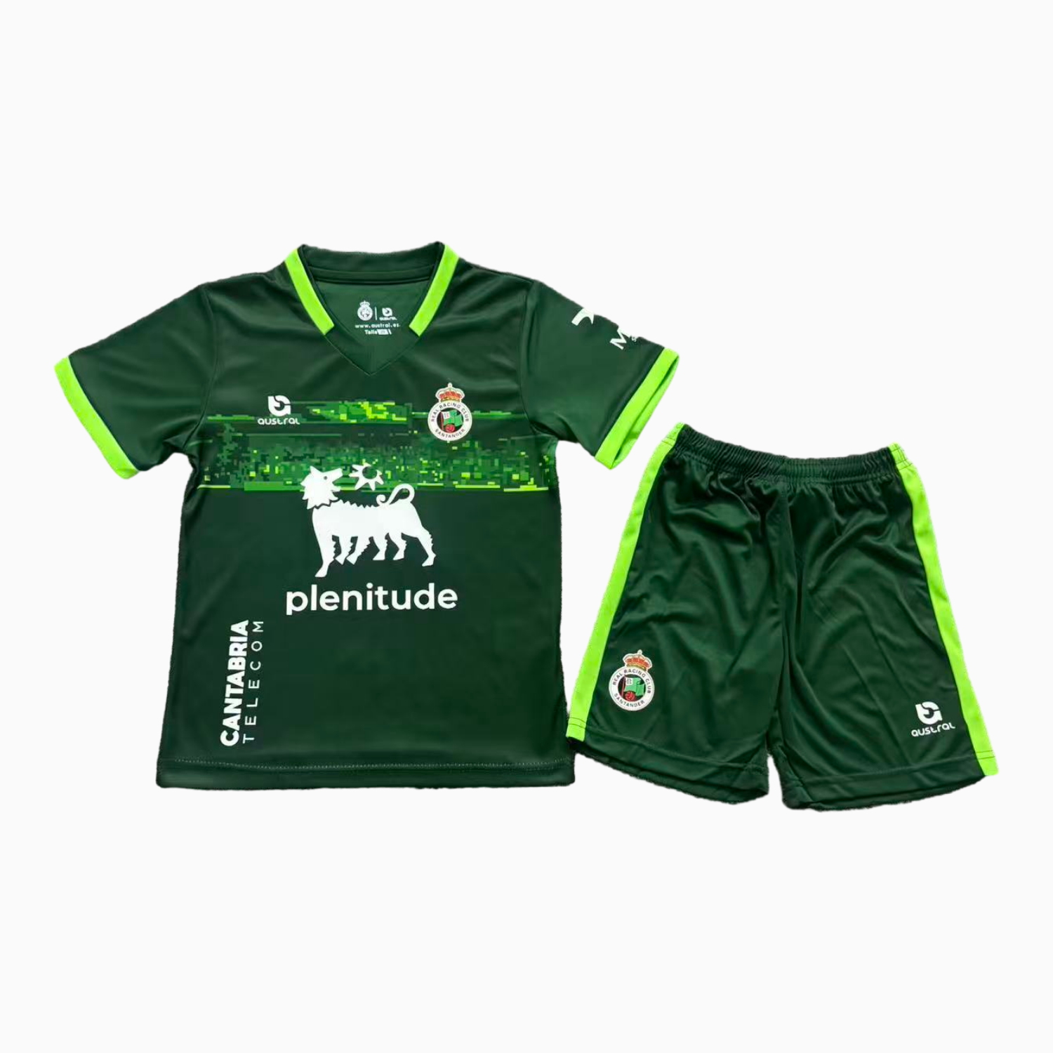 AlphaJersey-Racing de Santander 25-26 Away Green Kids Kit
