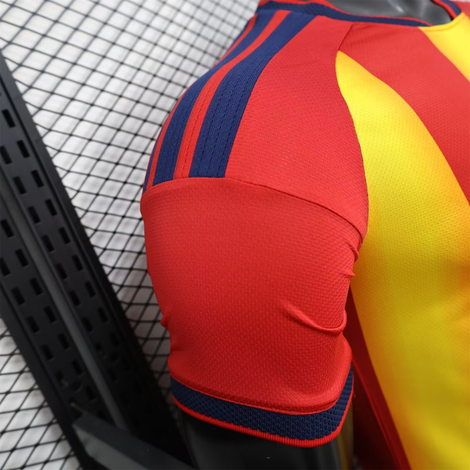 AlphaJersey-Spain 2026 Red And Yellow Stripes Special Jersey - Player Version