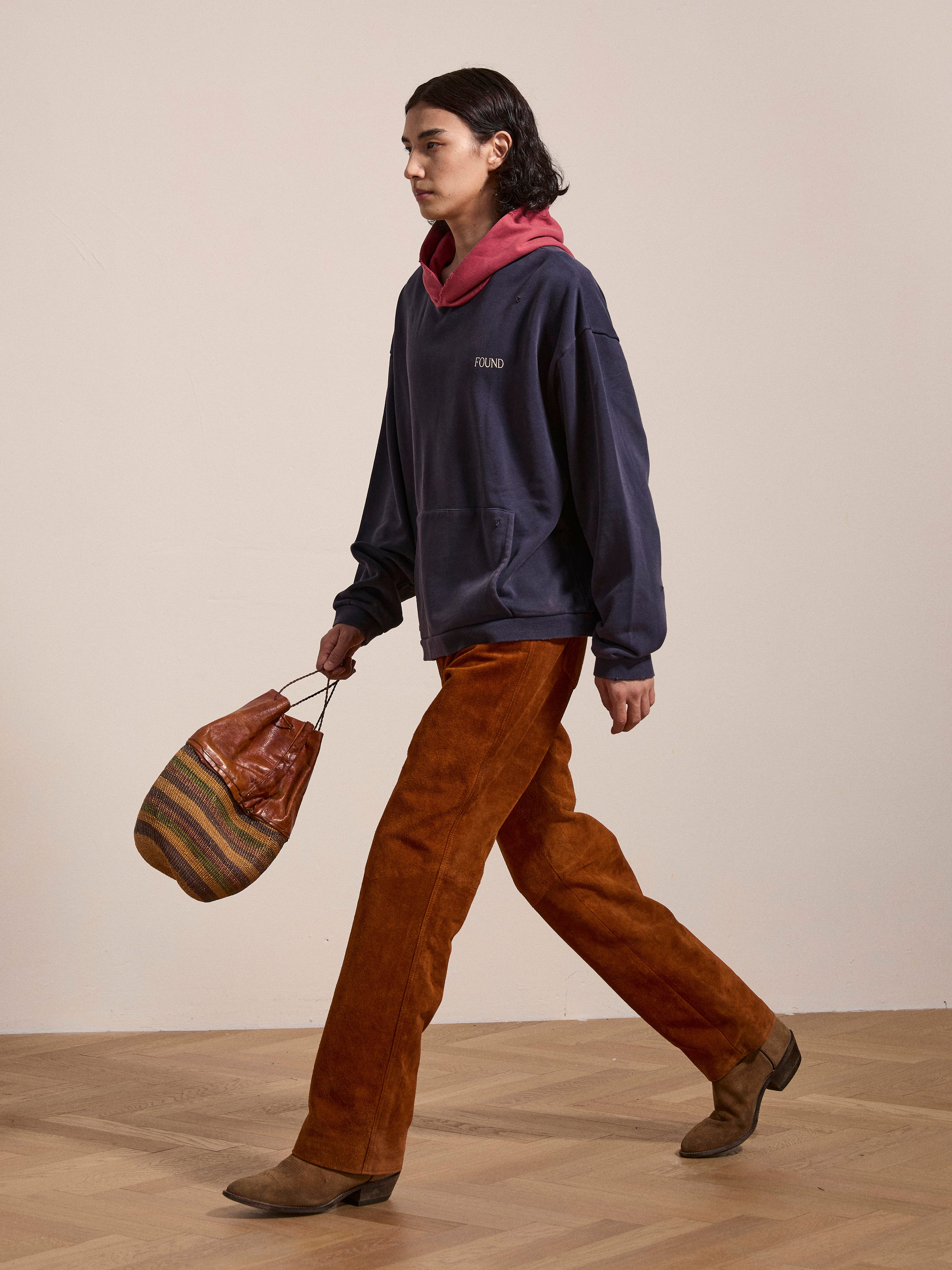Distressed Logo Hoodie | Modern Menswear by yycbvcnbmmnbm