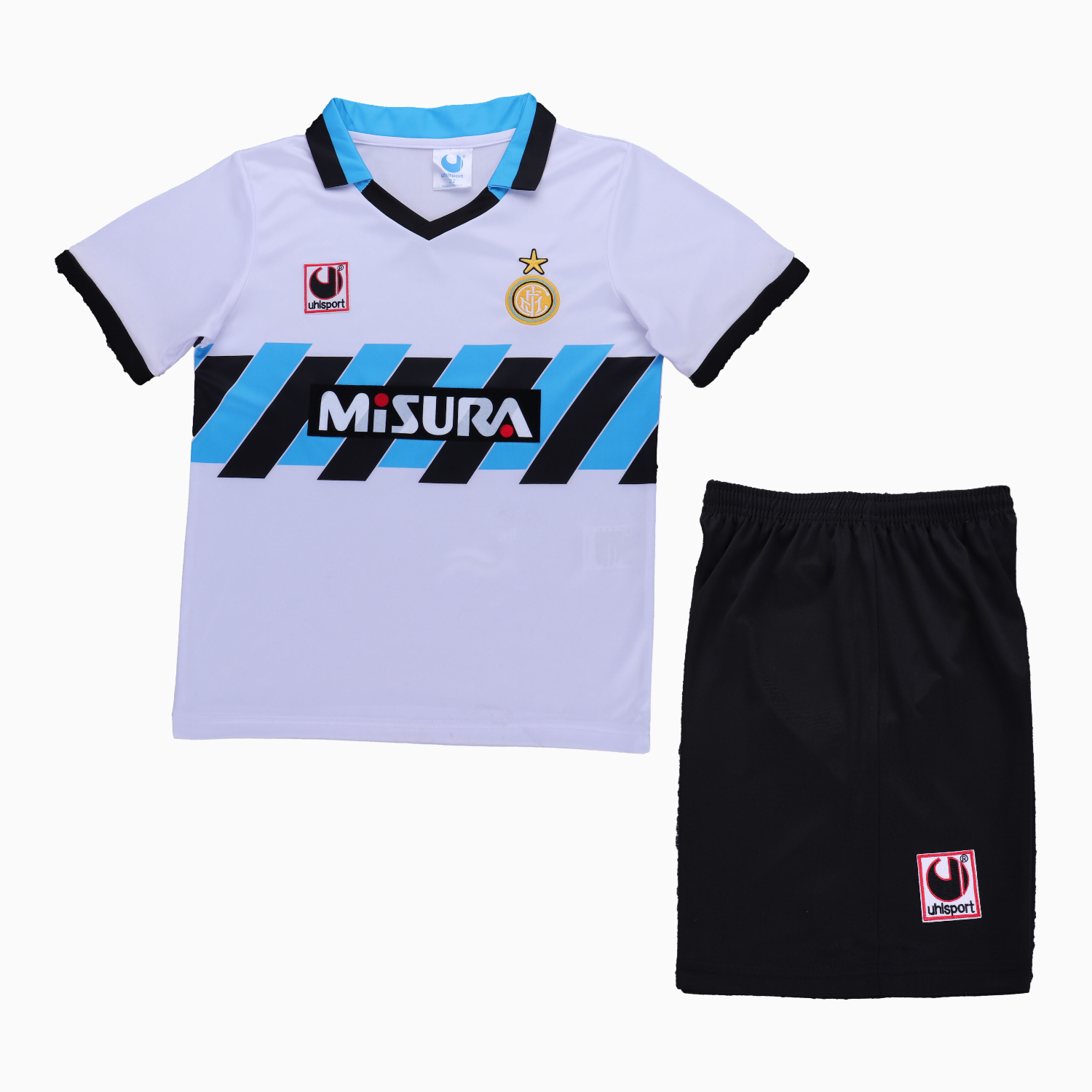 AlphaJersey-Retro Inter Milan 1990-91 Home Kids Kit