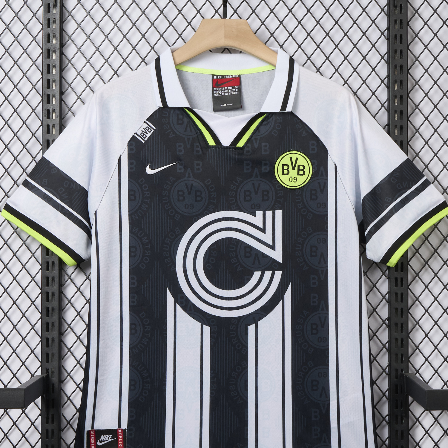 AlphaJersey-Retro Dortmund 1996-97 European Away Jersey