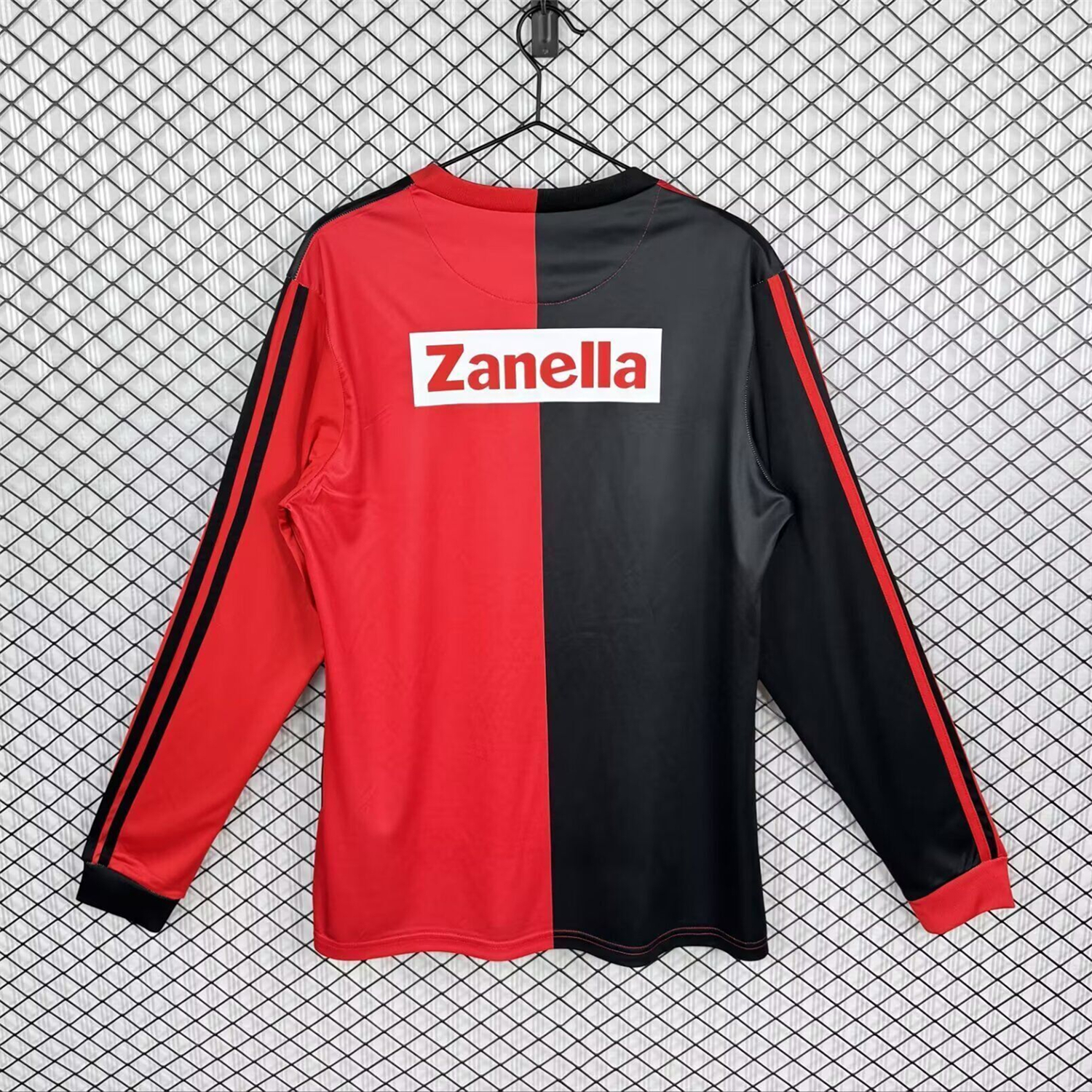 AlphaJersey-Retro Newell's Old Boys 1992-93 Home Long Sleeves Jersey