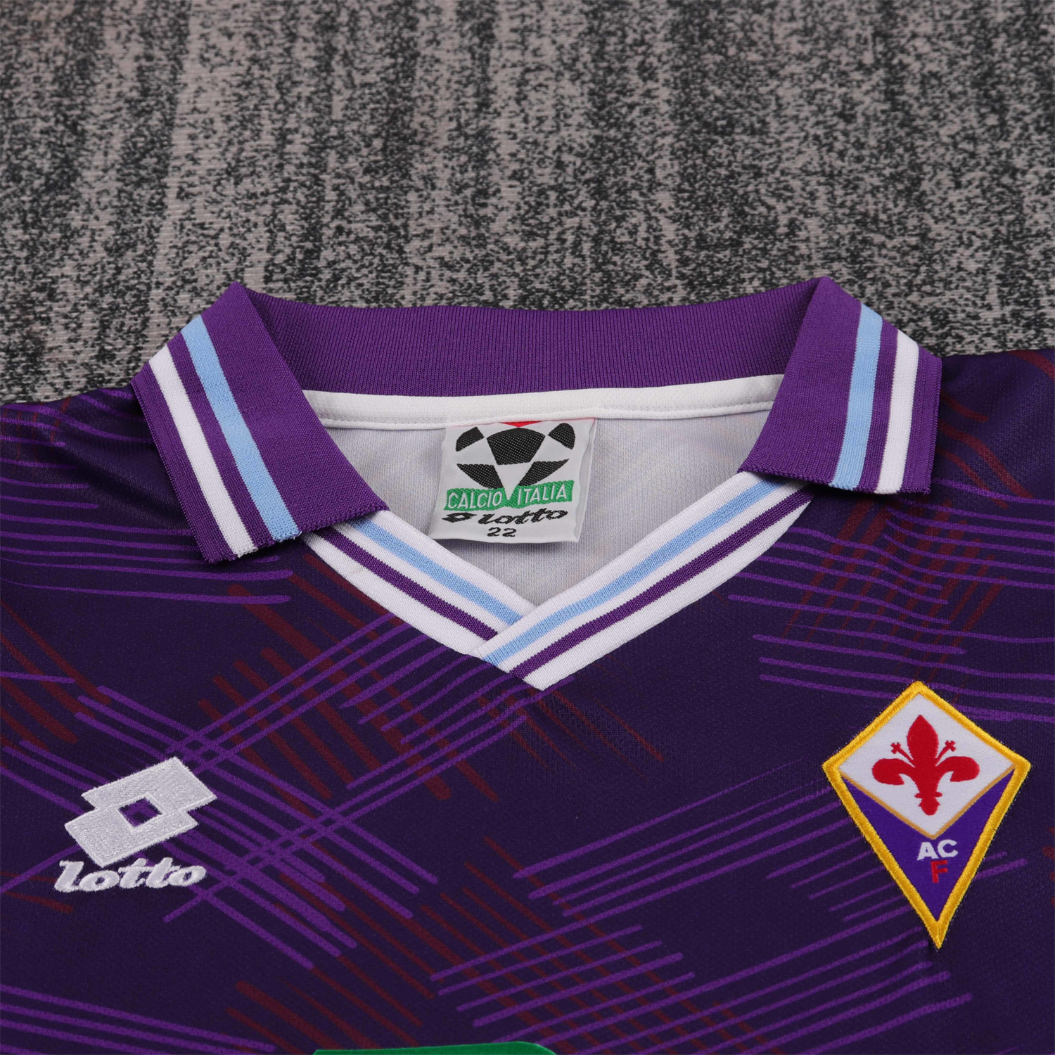 AlphaJersey-Retro Fiorentina 1992-93 Home Kids Kit