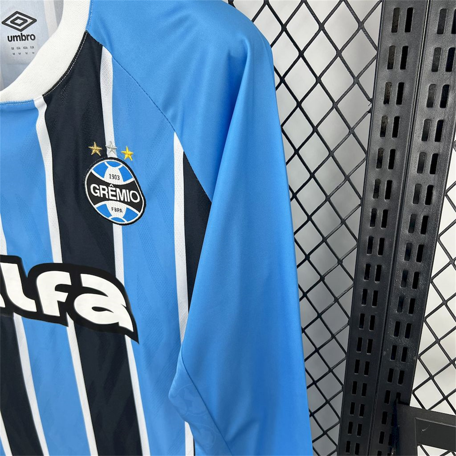 AlphaJersey-Gremio 25-26 Home Long Sleeves Jersey with Sponsor - Fans Version