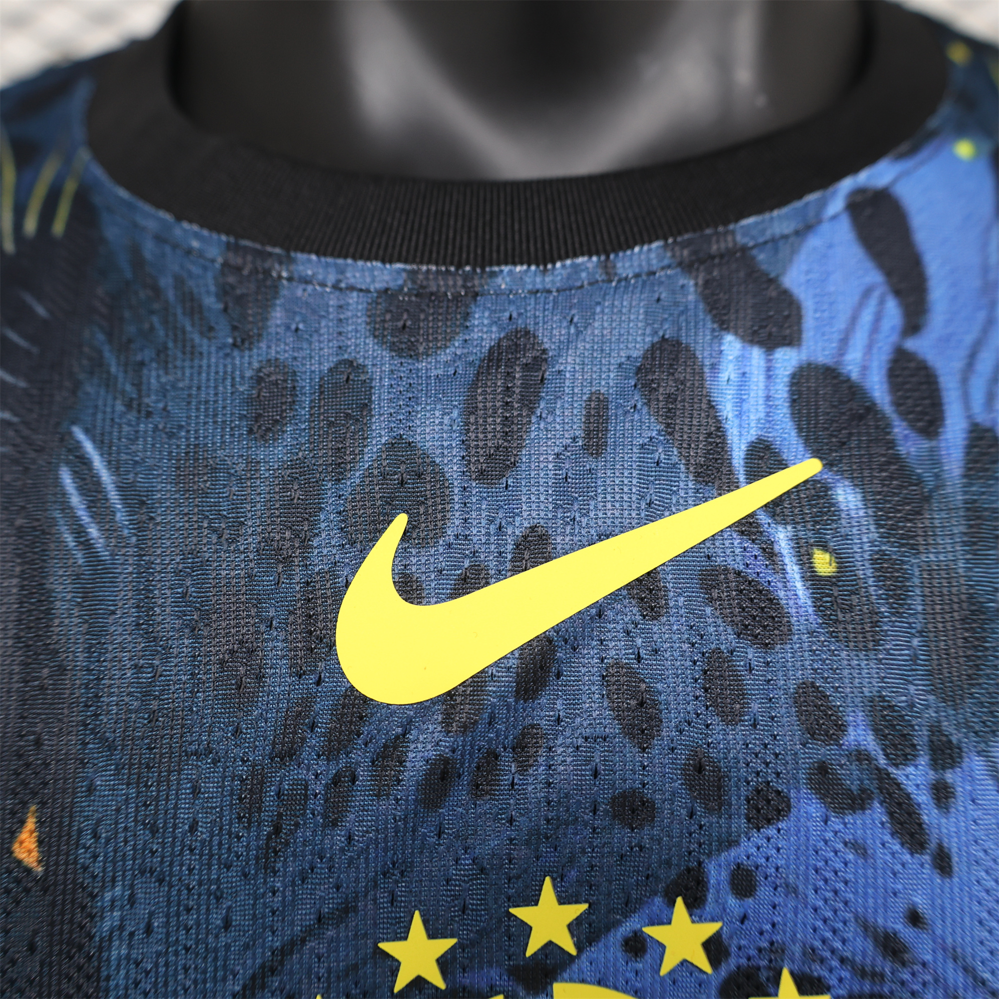 AlphaJersey-Brazil 2024 Black Blue Tiger Jersey - Player Version