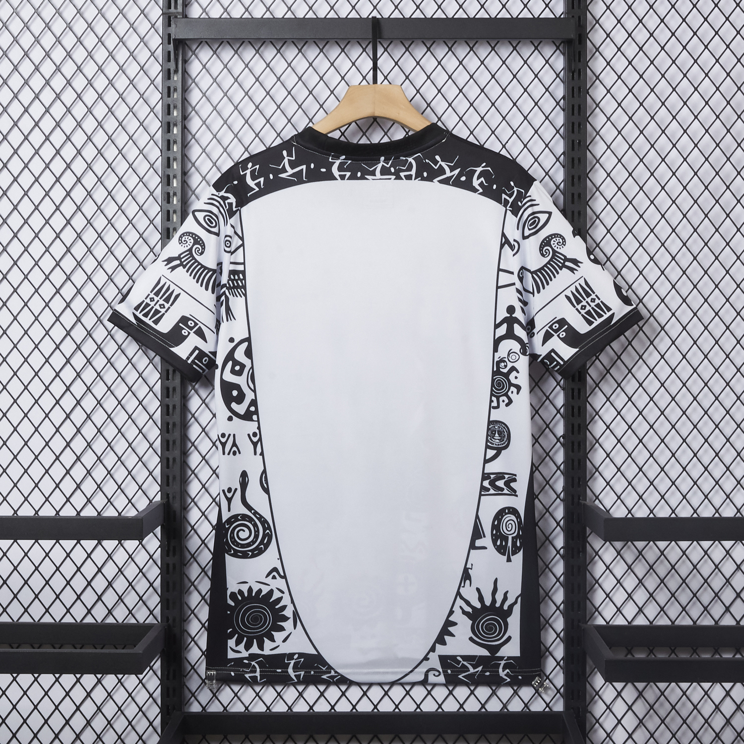 AlphaJersey-Mexico 25-26 Mayan Cvilization Black And White Special Jersey - Fans Version