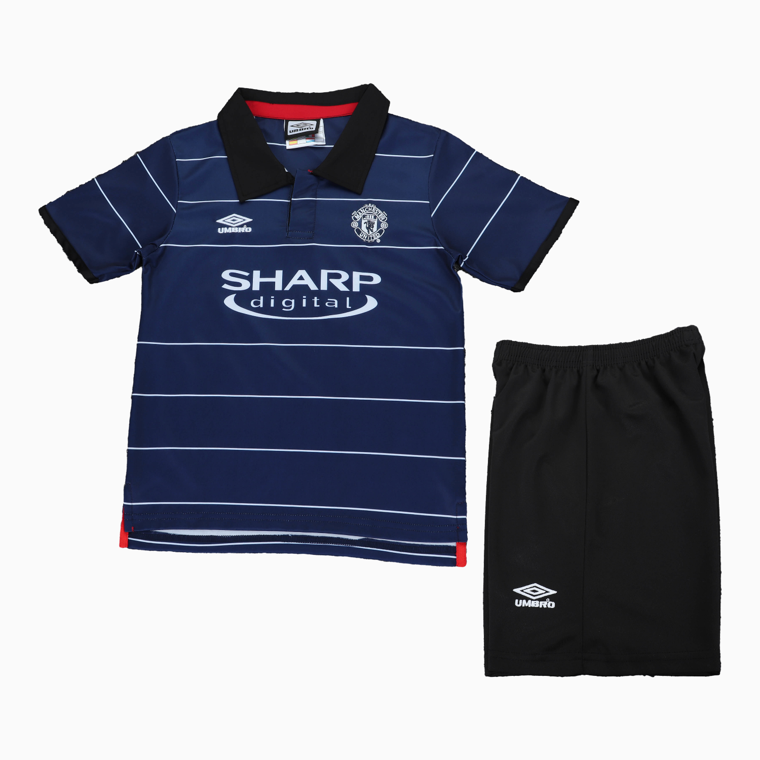 AlphaJersey-Retro Manchester United 1999-00 Away Kids Kit