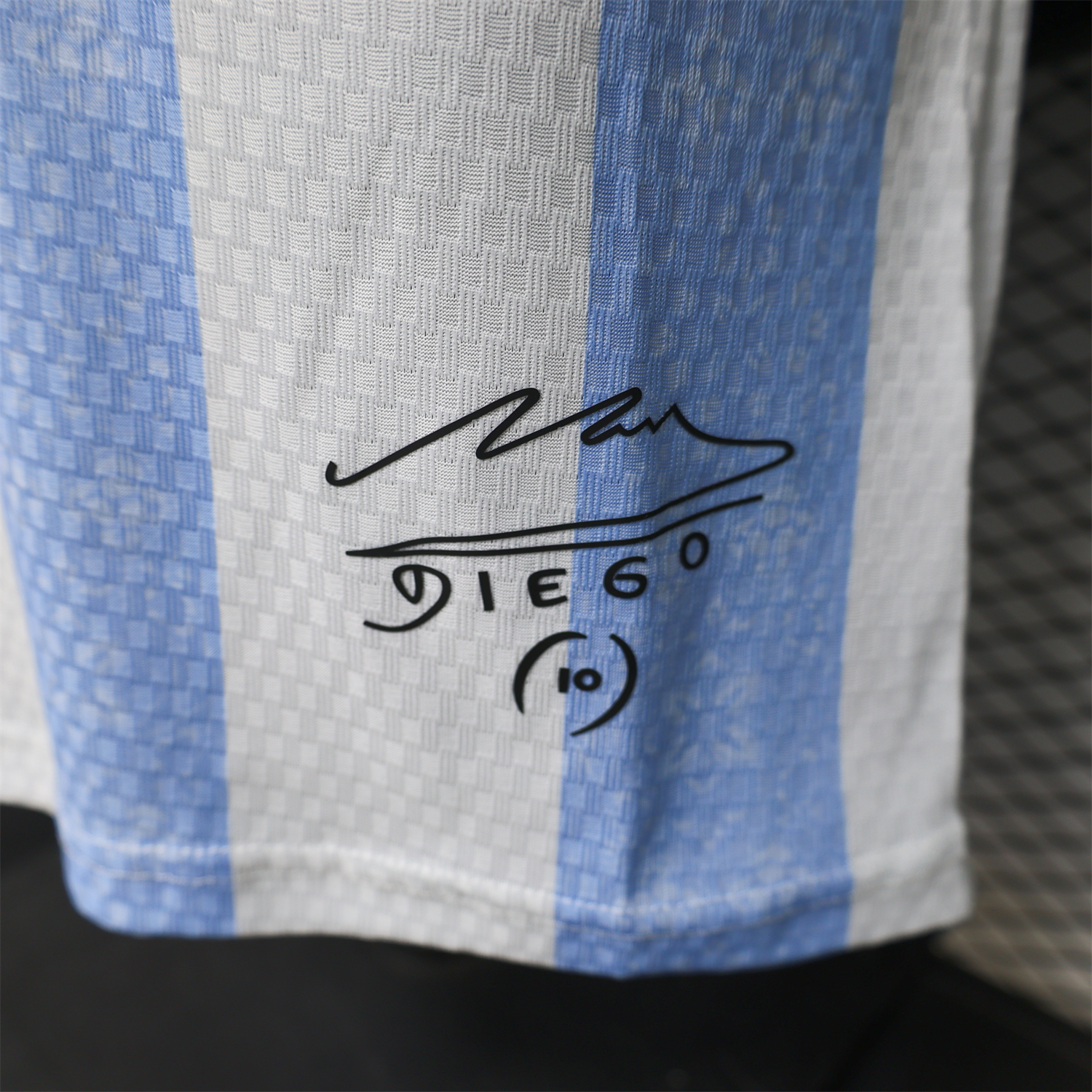 AlphaJersey-Argentina 2026 Blue And White Diego Memory Special Jersey - Player Version