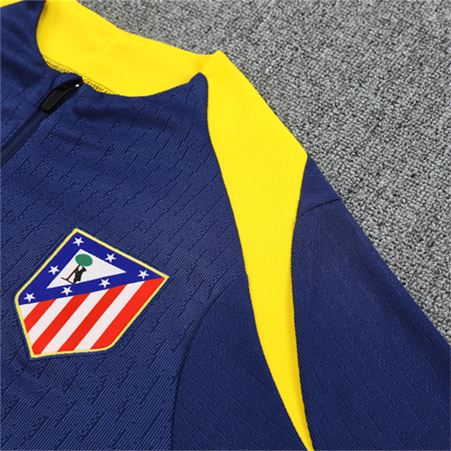 AlphaJersey-Atletico Madrid 25-26 Kid Long Sleeves Training Set - Royal Blue Top & Royal Blue Pants