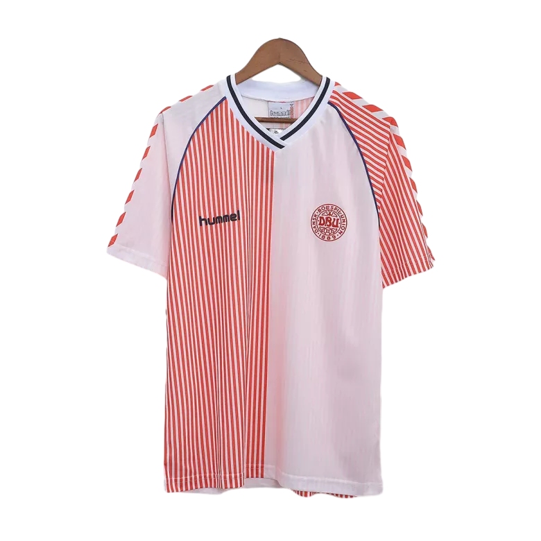AlphaJersey-Retro Denmark 1986 Away Stadium Jersey