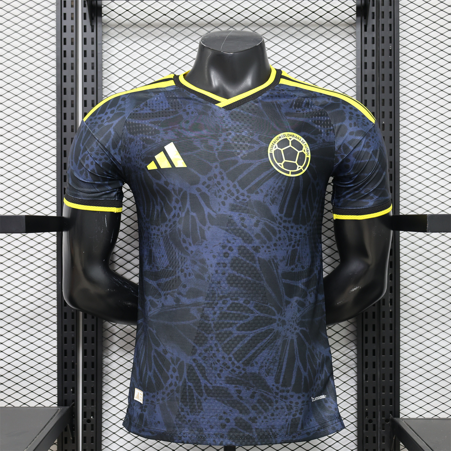AlphaJersey-Colombia 2026 Grey And Black Special Jersey - Player Version