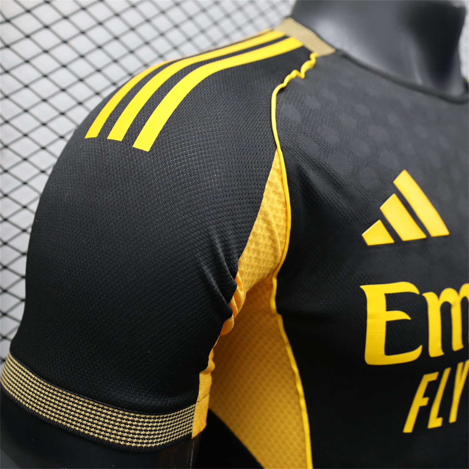 AlphaJersey-Real Madrid 25-26 Black Gold Special Edition Jersey - Player Version
