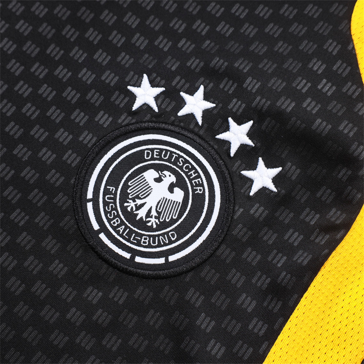 AlphaJersey-Germany 2026 Vest Training Set - Black Vest and Black Shorts