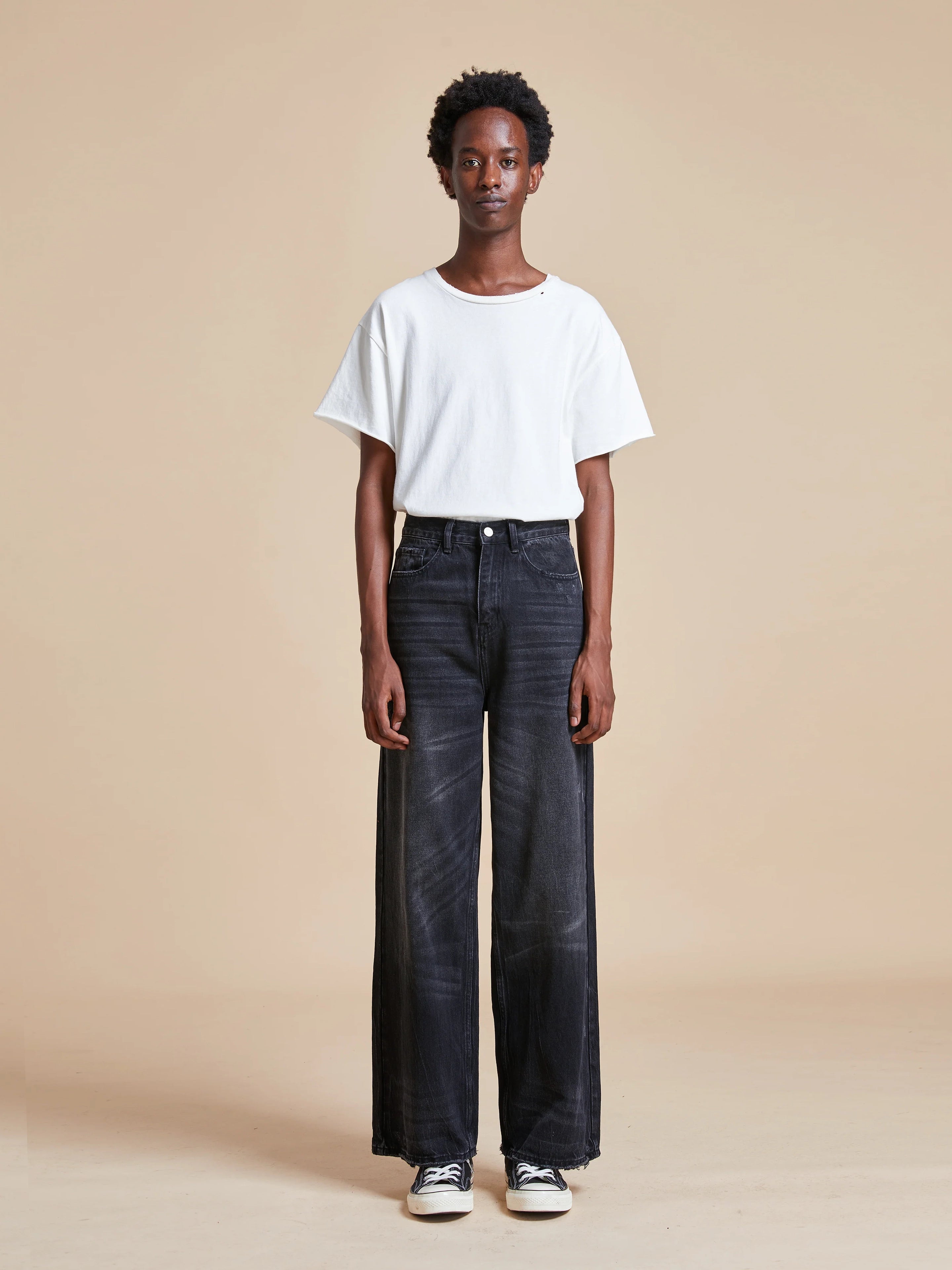 Lacy Baggy Jeans | Modern Menswear by yycbvcnbmmnbm