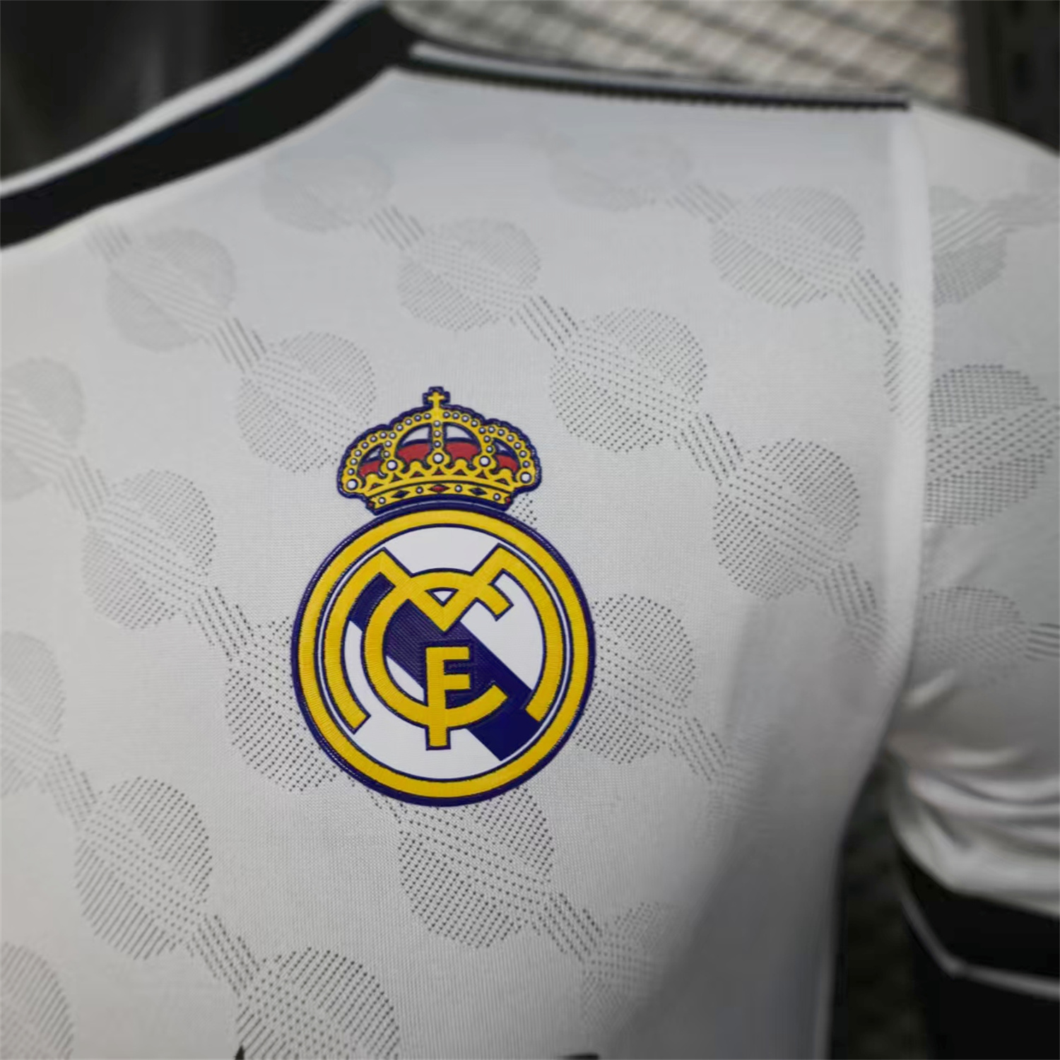 AlphaJersey-Real Madrid 25-26 Polka Dots White Jersey - Player Version