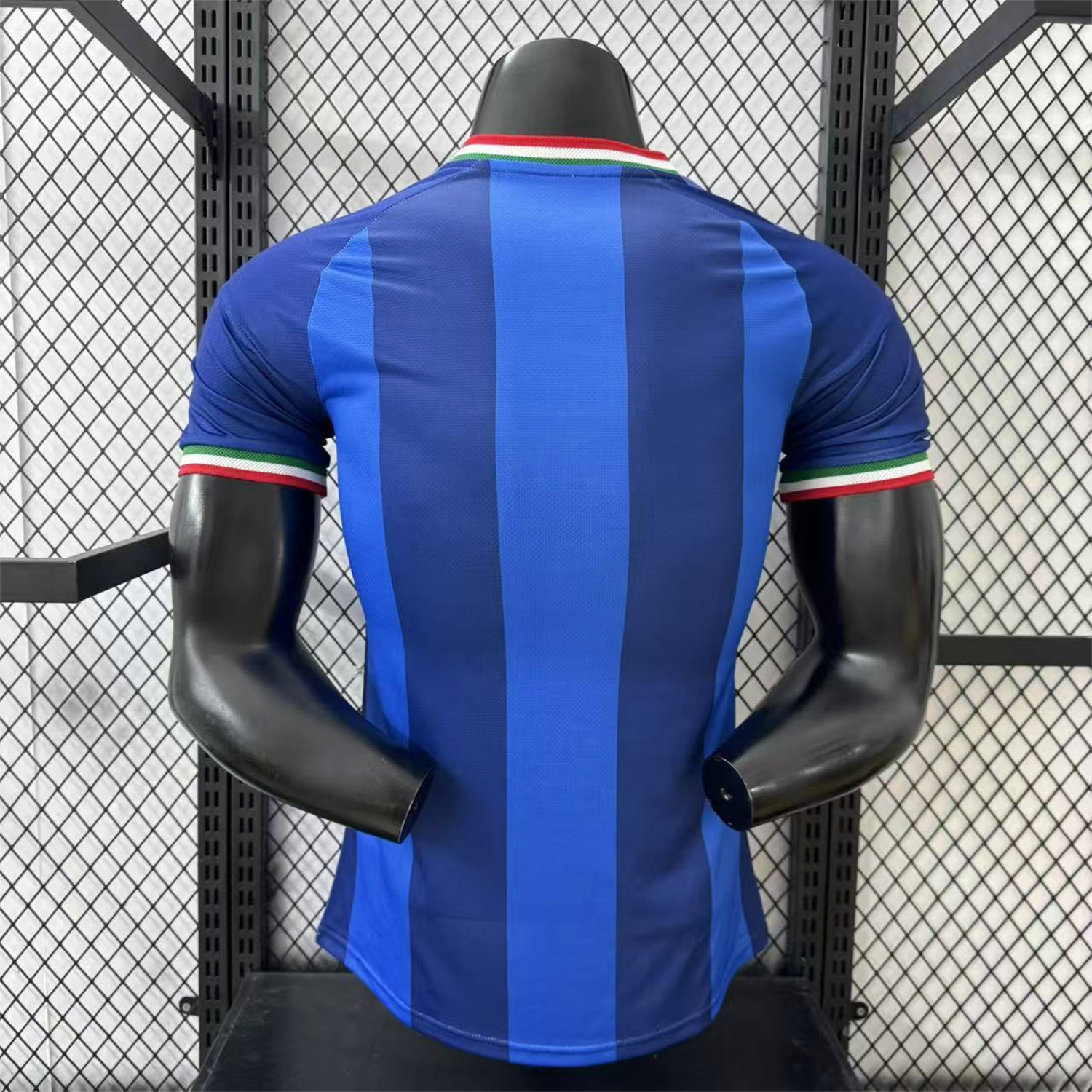 AlphaJersey-Italy 2026 Blue Vertical Stripes Special Jersey - Player Version