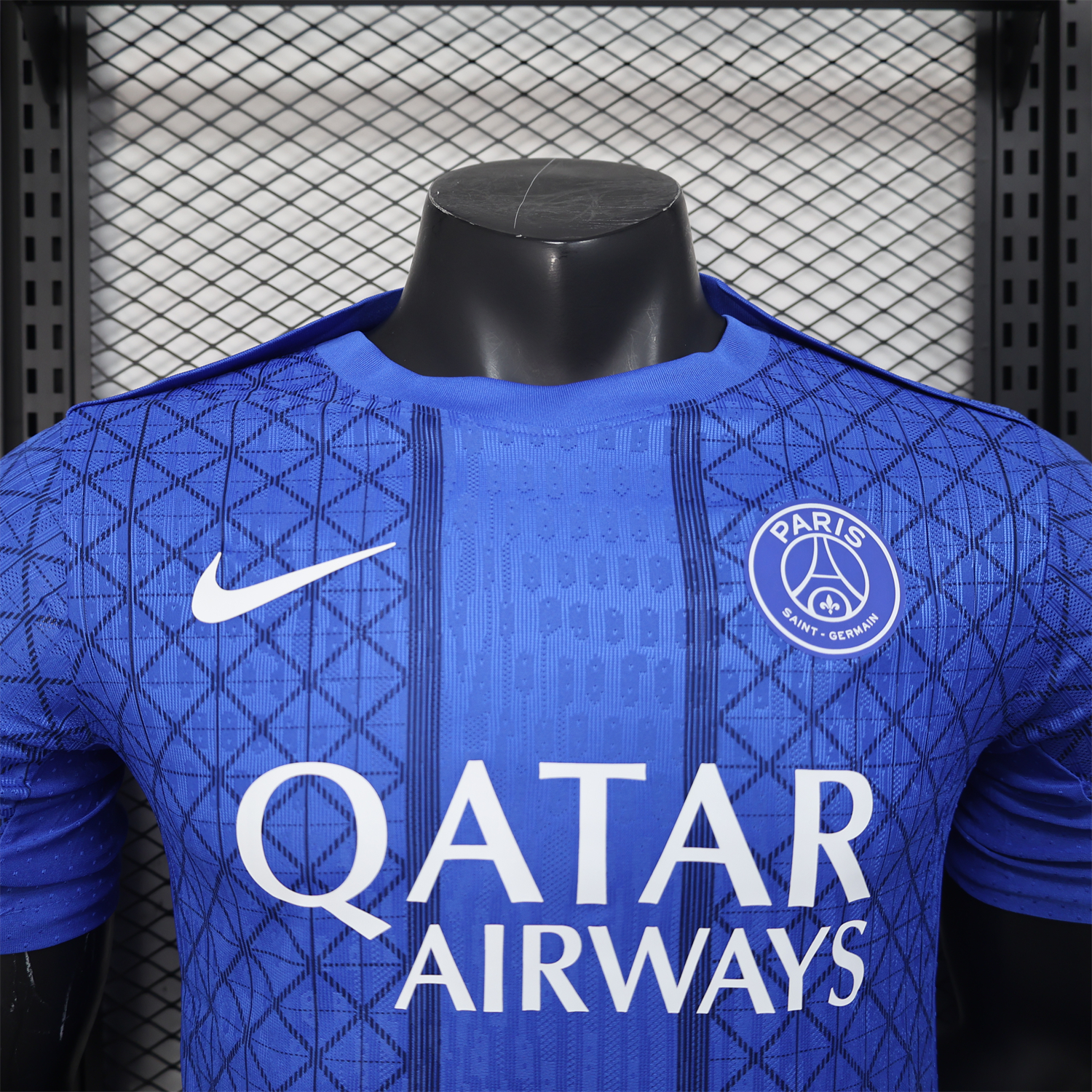 AlphaJersey-Paris Saint-Germain PSG 25-26 Blue Pre-Match Training Jersey - Player Version