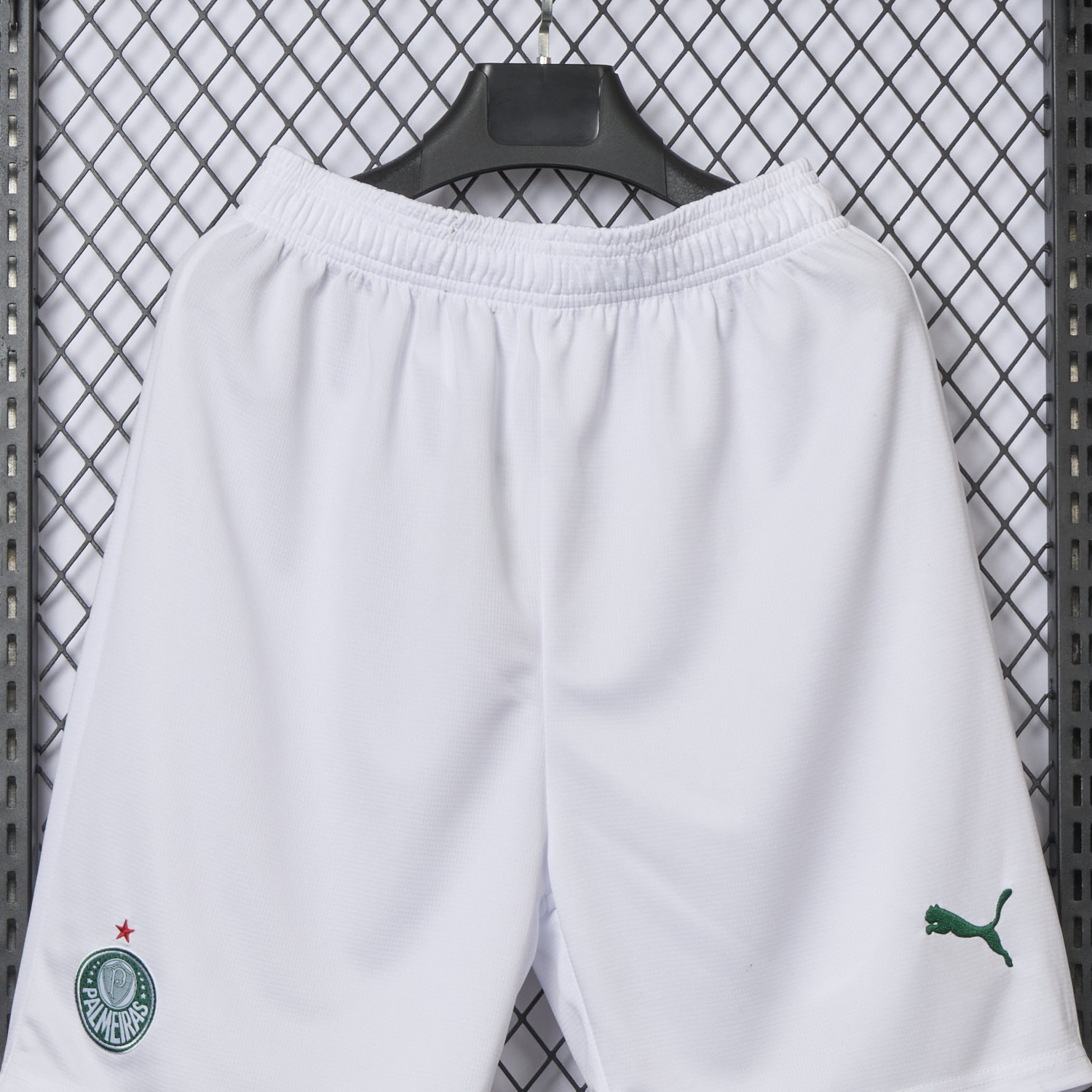 AlphaJersey-Palmeiras 25-26 White Home Shorts - Fans Version