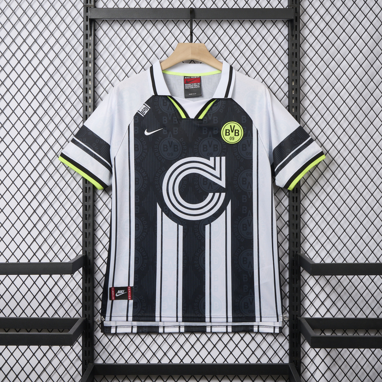 AlphaJersey-Retro Dortmund 1996-97 European Away Jersey