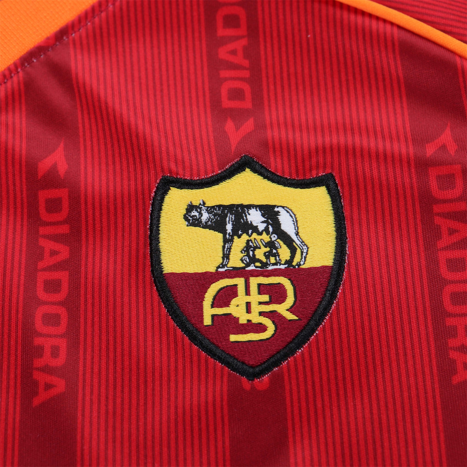 AlphaJersey-Retro Roma 1999-00 Home Kids Kit