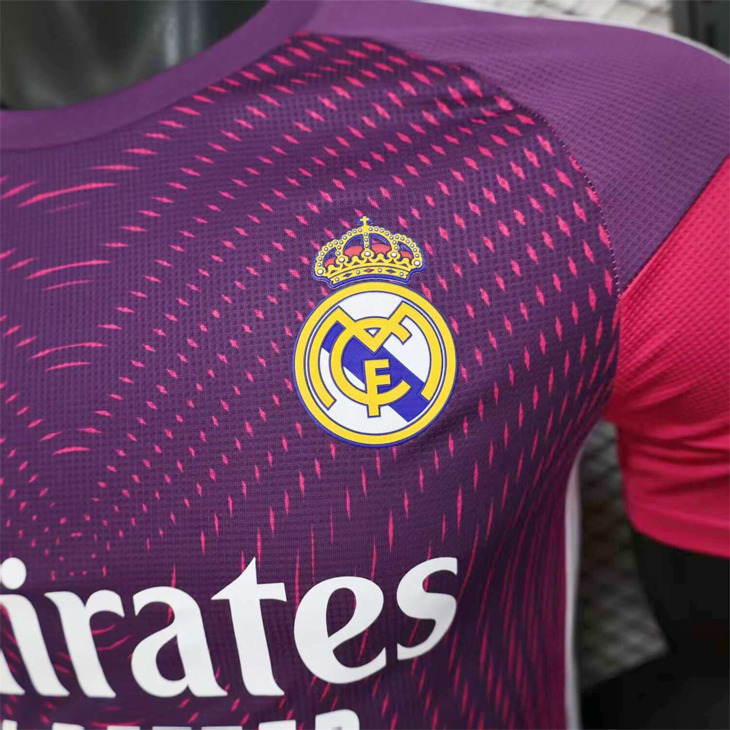 AlphaJersey-Real Madrid 25-26 Pink Purple Goalkeeper Jersey - Player Version