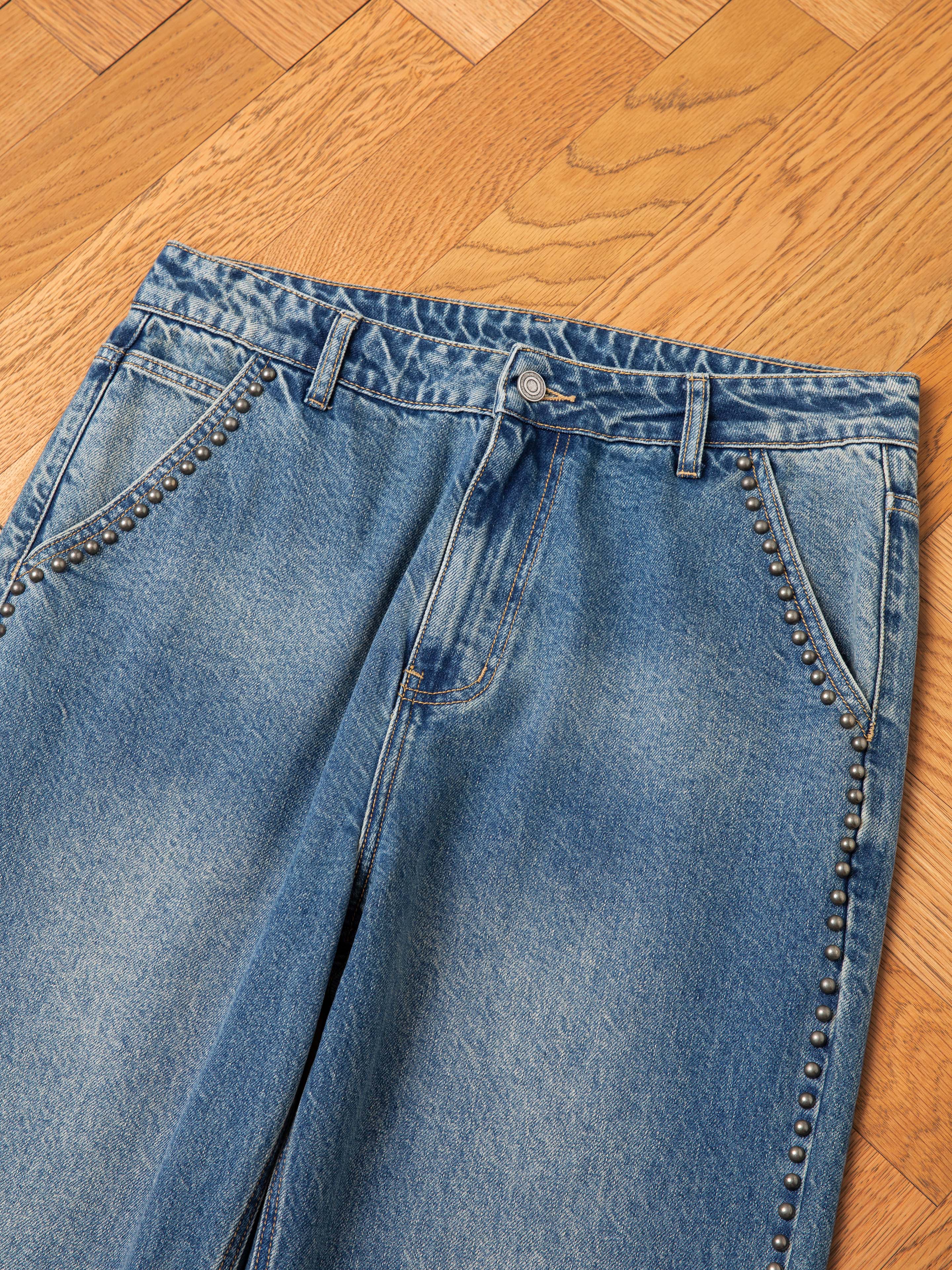 Azar Studded Jeans | Modern Menswear by yycbvcnbmmnbm
