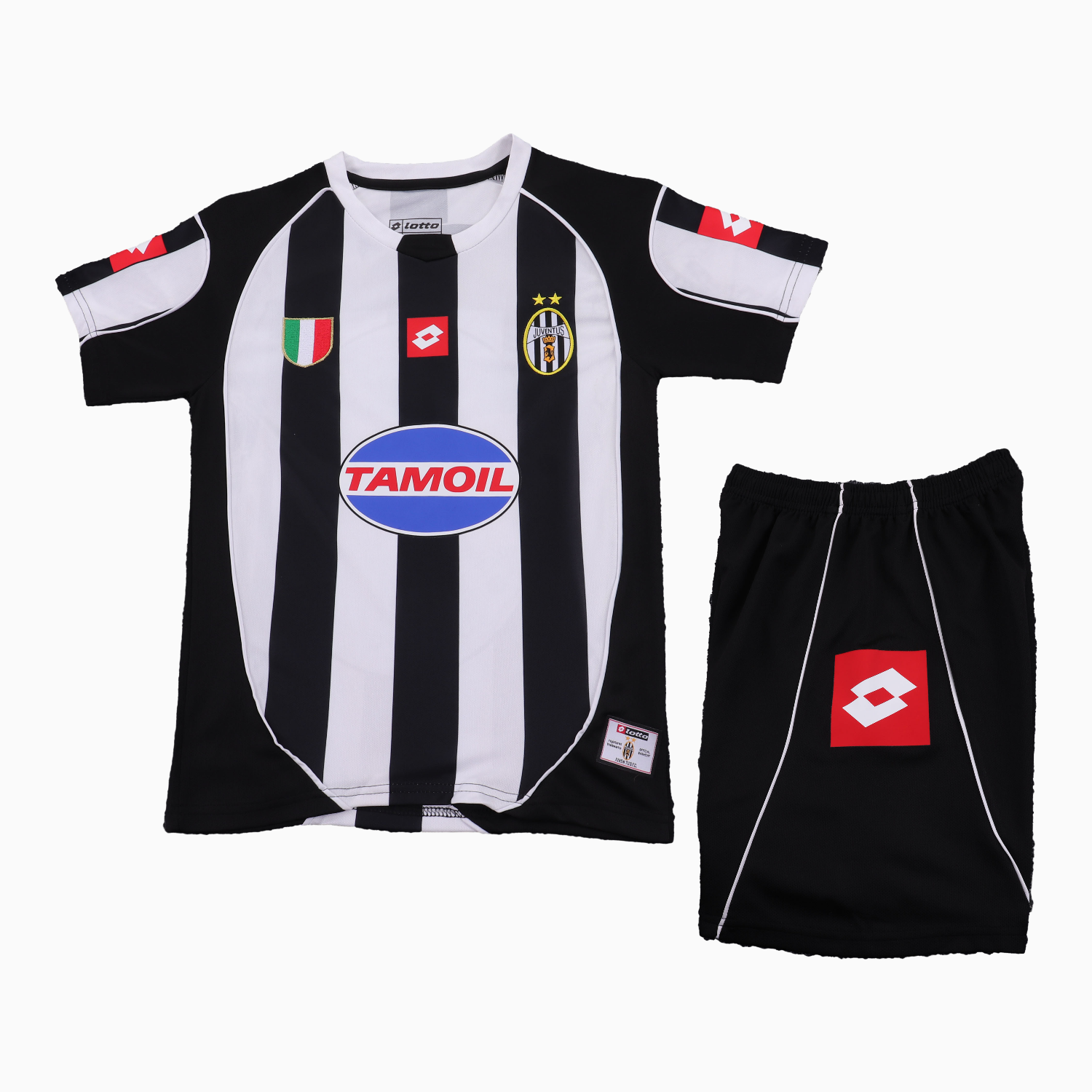 AlphaJersey-Retro Juventus 2002-03 Home Kids Kit