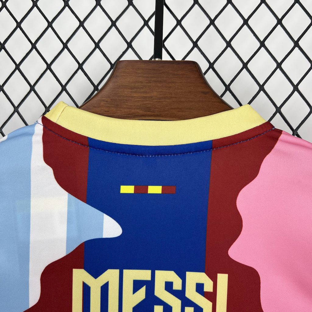 AlphaJersey-Messi Career Commemorative Kids Kit with Messi #10 - Barcelona Argentina Paris Saint-Germain PSG INT M.A.M