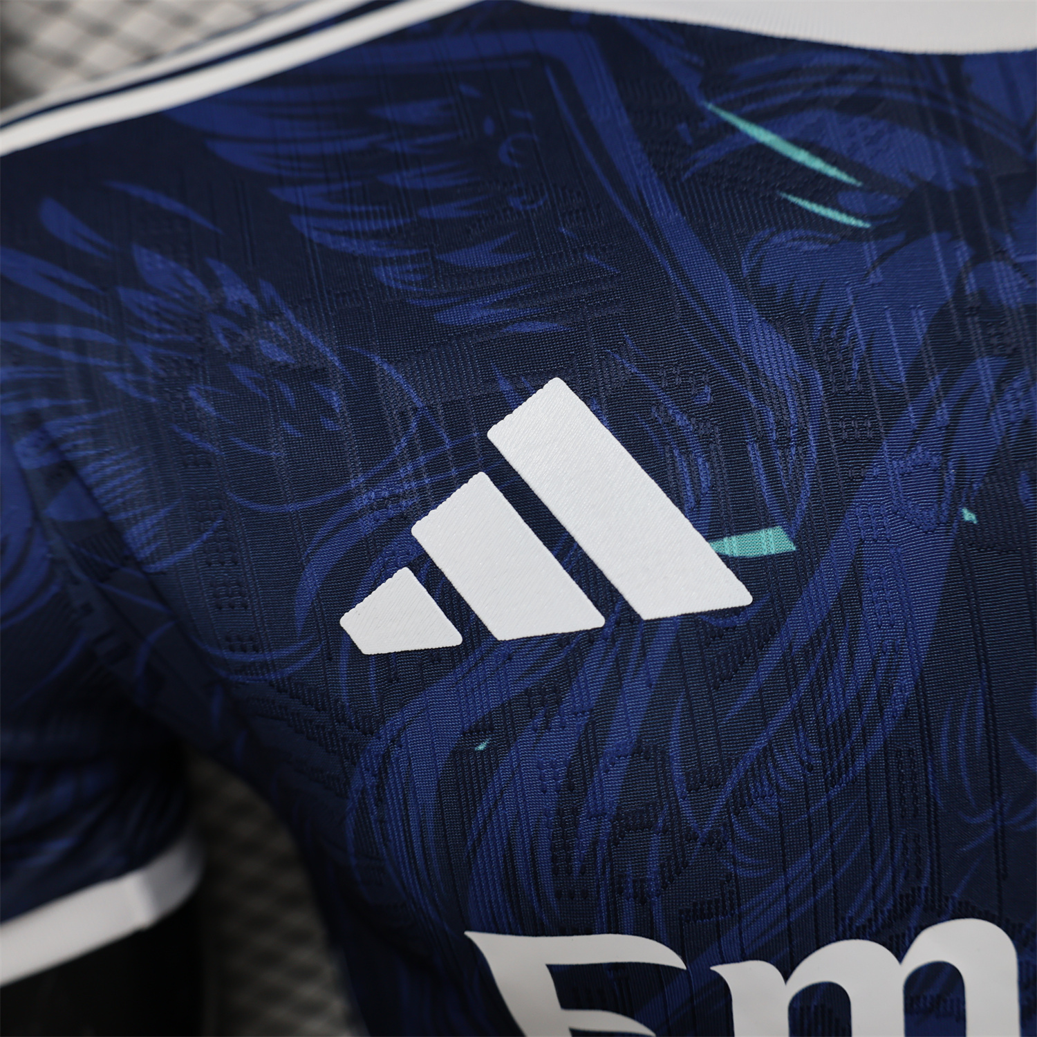 AlphaJersey-Real Madrid 25-26 Blue Jersey with White Viking Roar Comics - Player Version