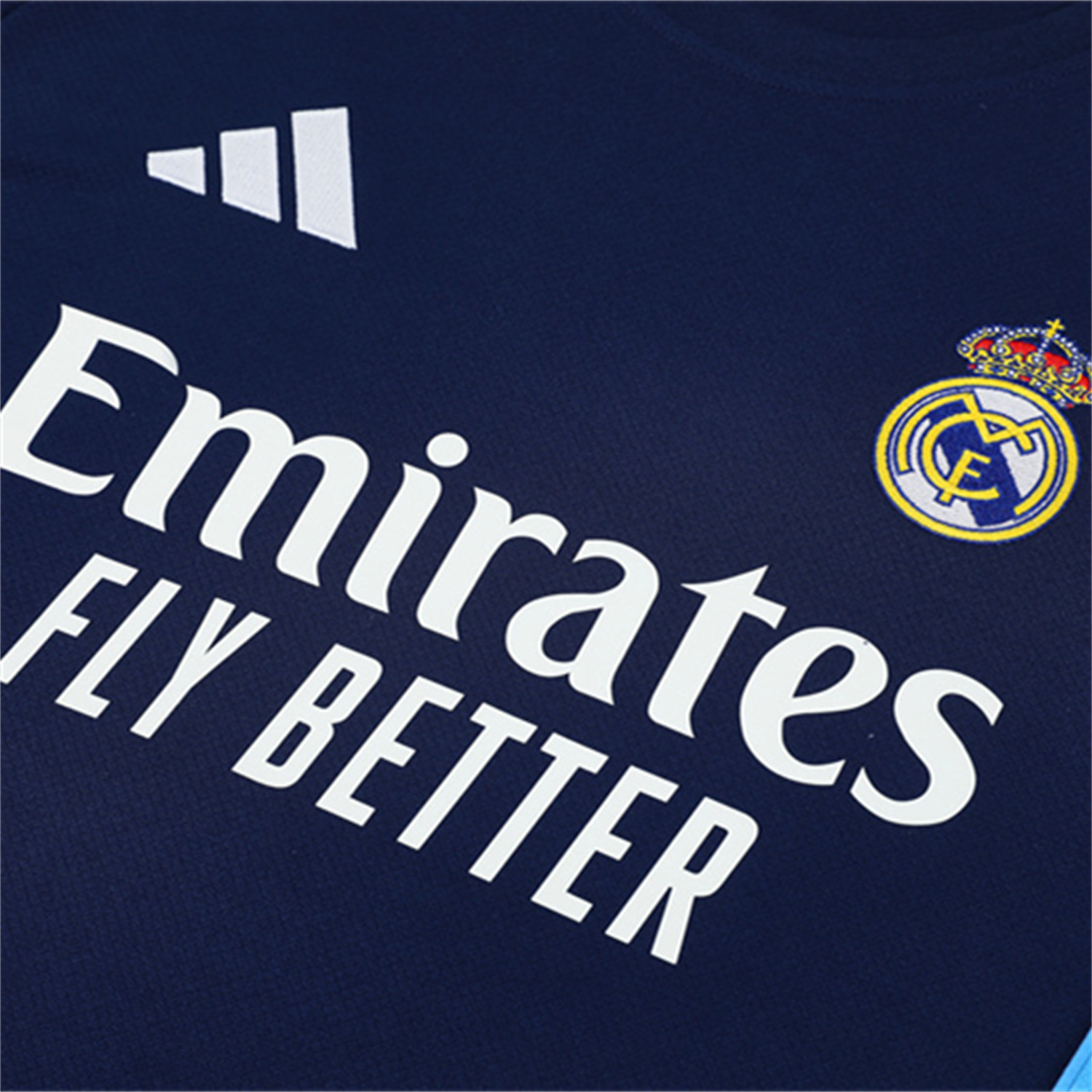 AlphaJersey-Real Madrid 25-26 Kids Short-Sleeve Training Set - Royal Blue Top & Royal Blue Shorts