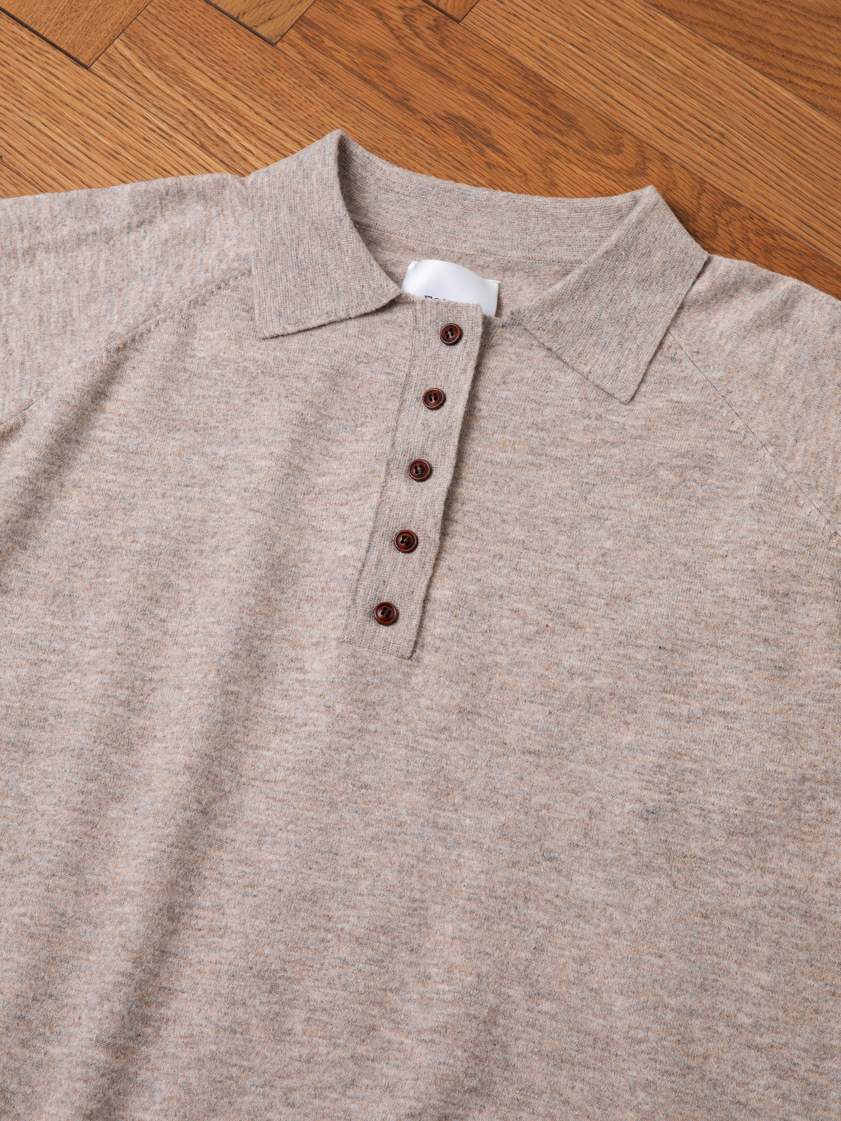 Hay Collared Knit Henley | Modern Menswear by yycbvcnbmmnbm