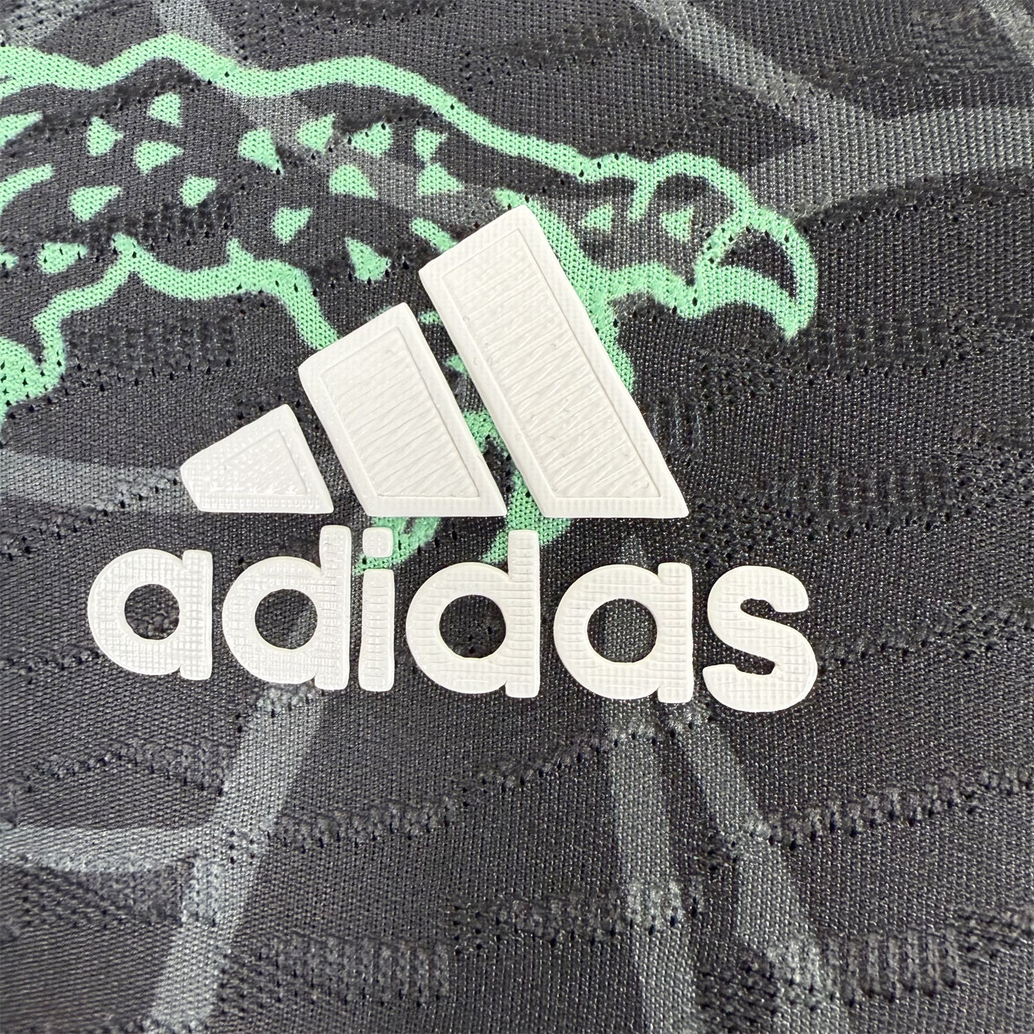 AlphaJersey-Real Madrid 25-26 Green Dragon Soars Black Jersey - Player Version