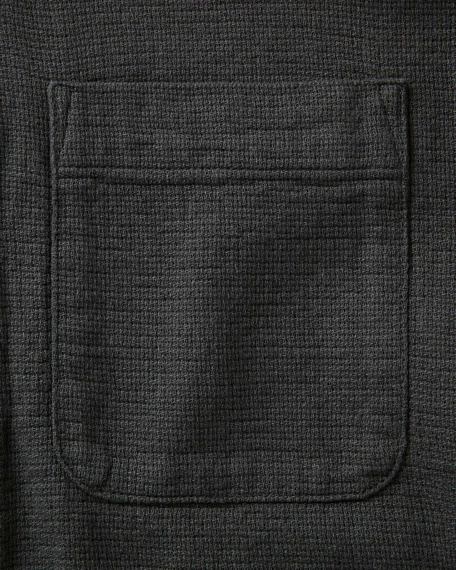 The Conrad Shirt in Faded Black Linen | Modern Menswear by yycbvcnbmmnbm