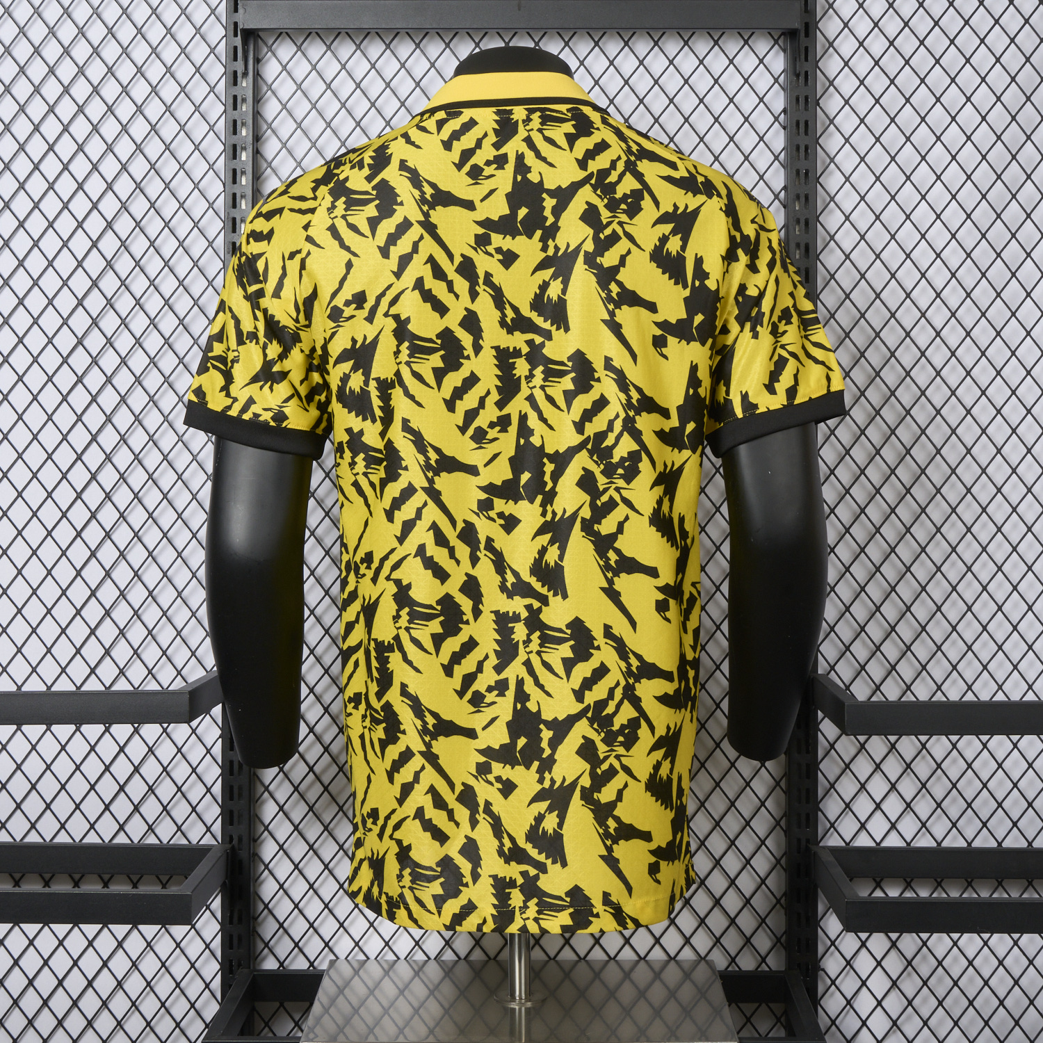 AlphaJersey-Dortmund 25-26 Black Disordered Texture Yellow Special Jersey - Player Version