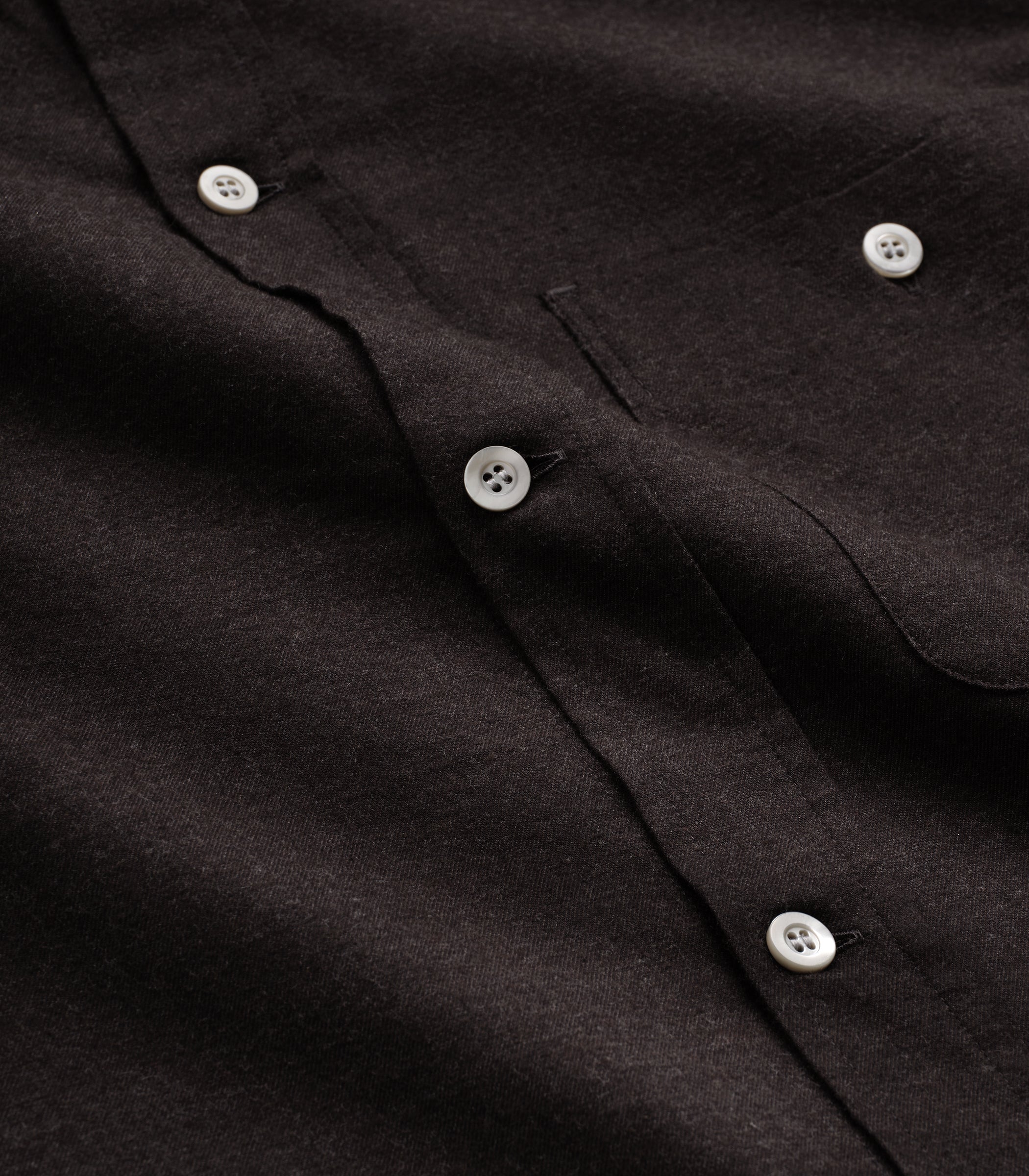 Carmine Flannel Twill Cotton Shirt | Modern Menswear by yycbvcnbmmnbm