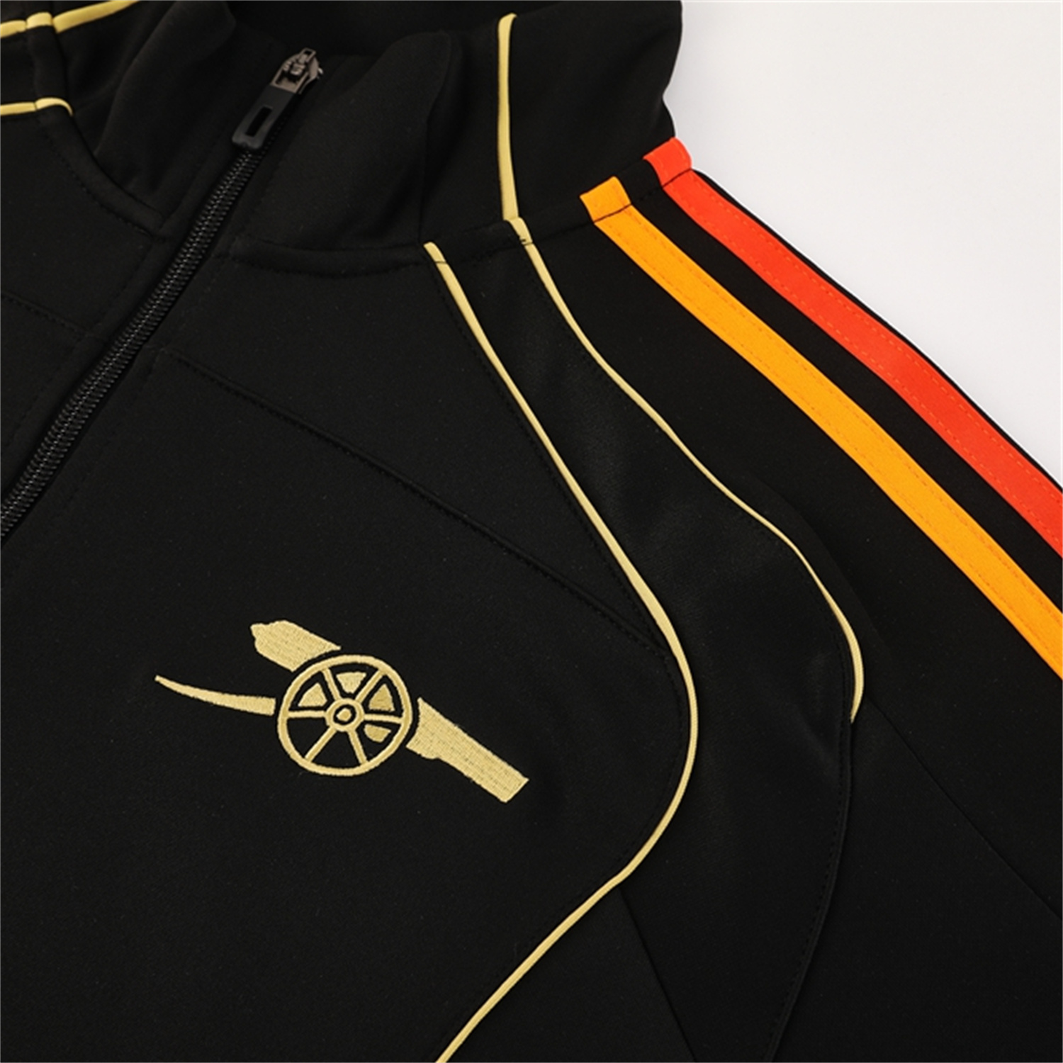 AlphaJersey-Arsenal 25-26 NTS Urban Purist Jacket Training Tracksuit - Black Throwback Jackets & Pants