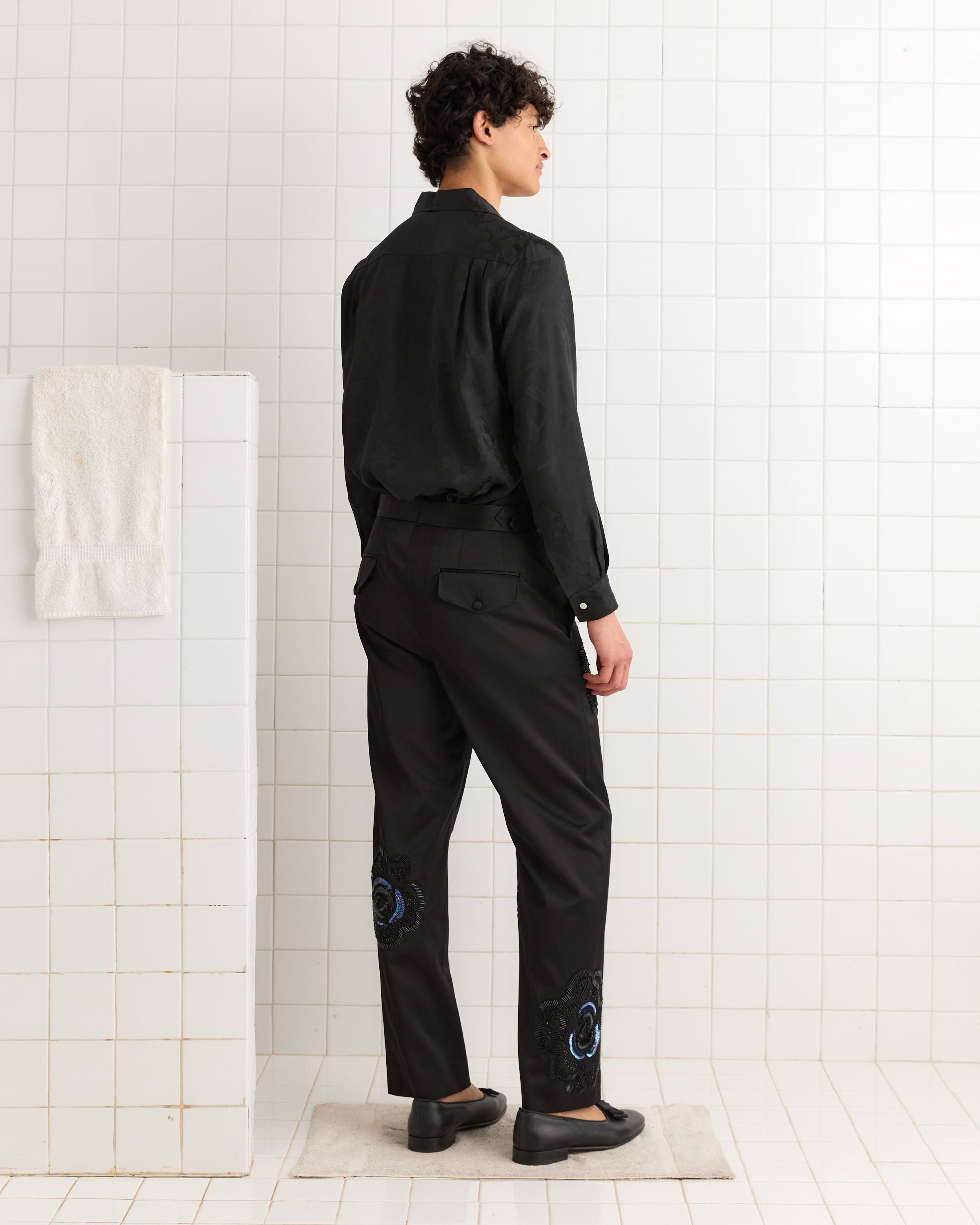 Poppy Suiting Trousers - Black | Modern Menswear by yycbvcnbmmnbm