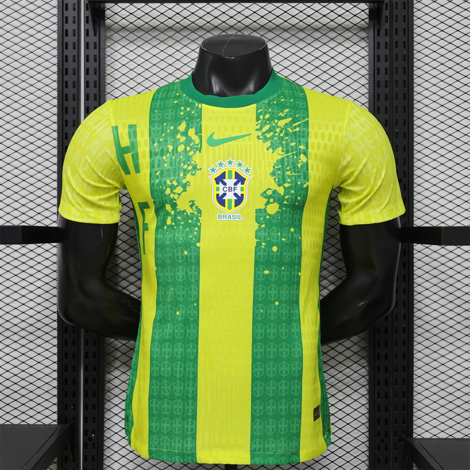 AlphaJersey-Brazil 2026 Yellow And Green Special Jersey - Player Version