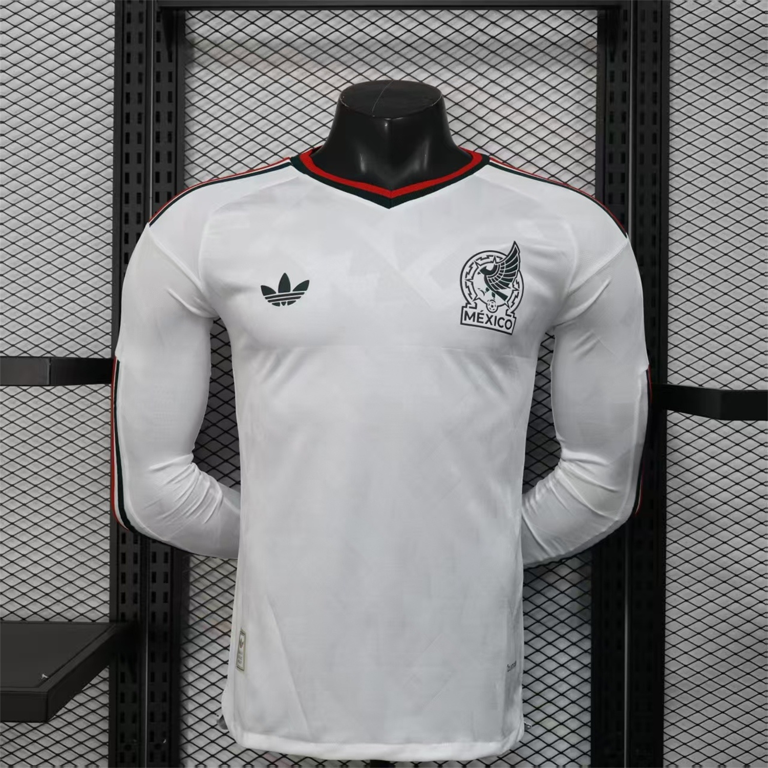 AlphaJersey-Mexico 2026 Away Long Sleeves Jersey - Player Version